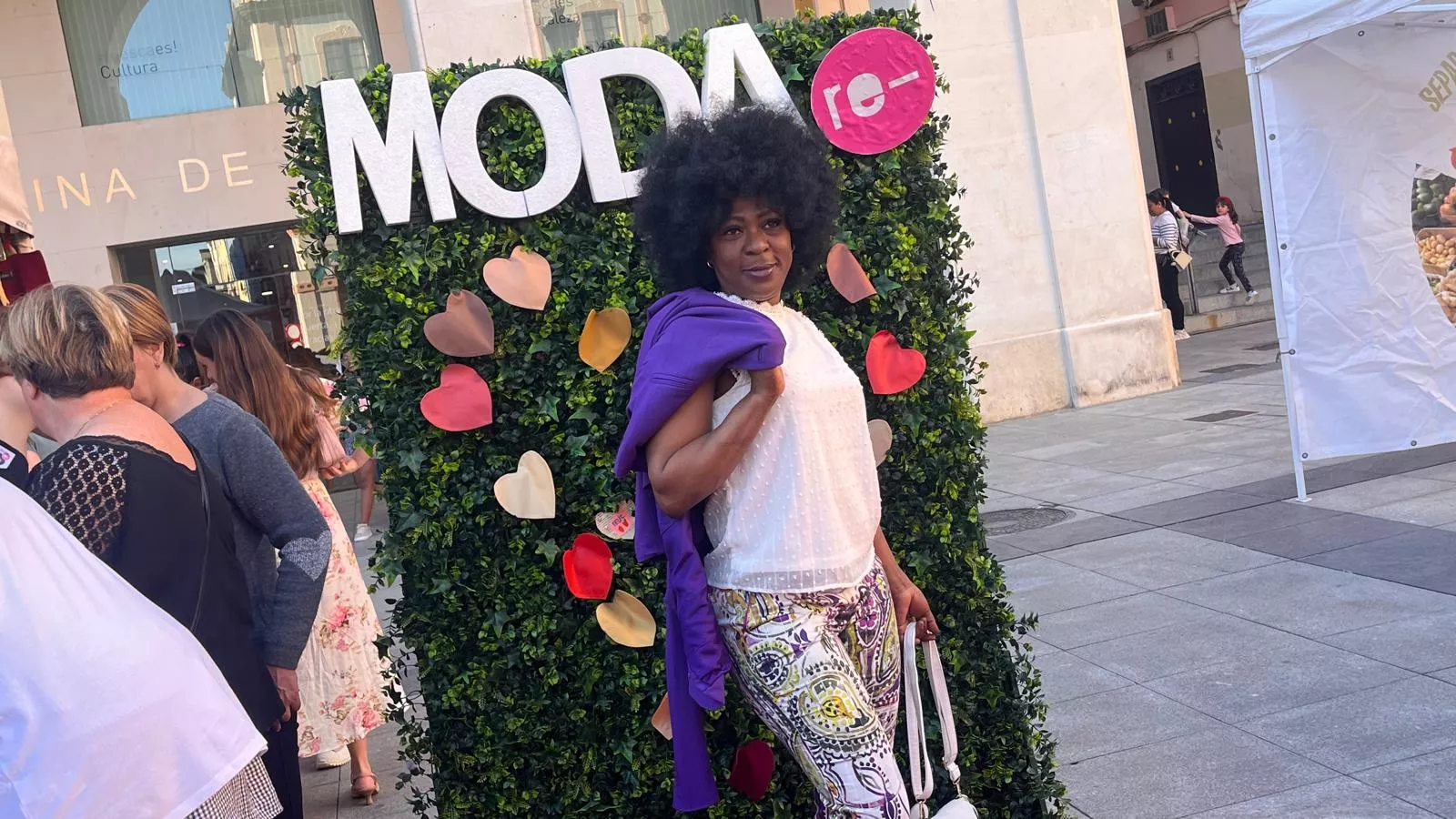  Festival de Moda Re- en la plaza López Allué de Huesca. Foto Mercedes Manterola