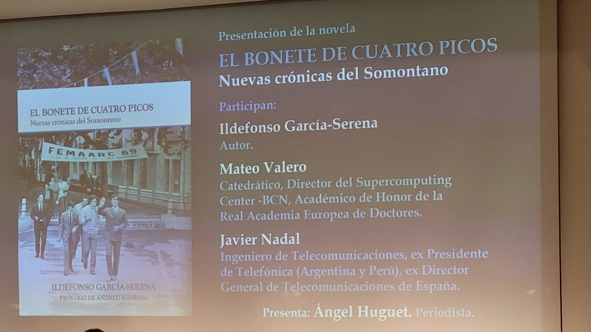 Presentación de El Bonete de Cuatro Picos en Barbastro