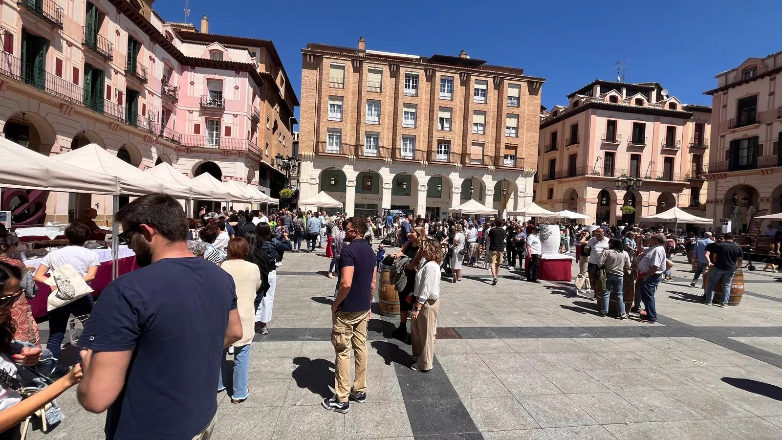 Huesca acoge el tour de la Ruta del Vino Somontano. Foto Mercedes Manterola