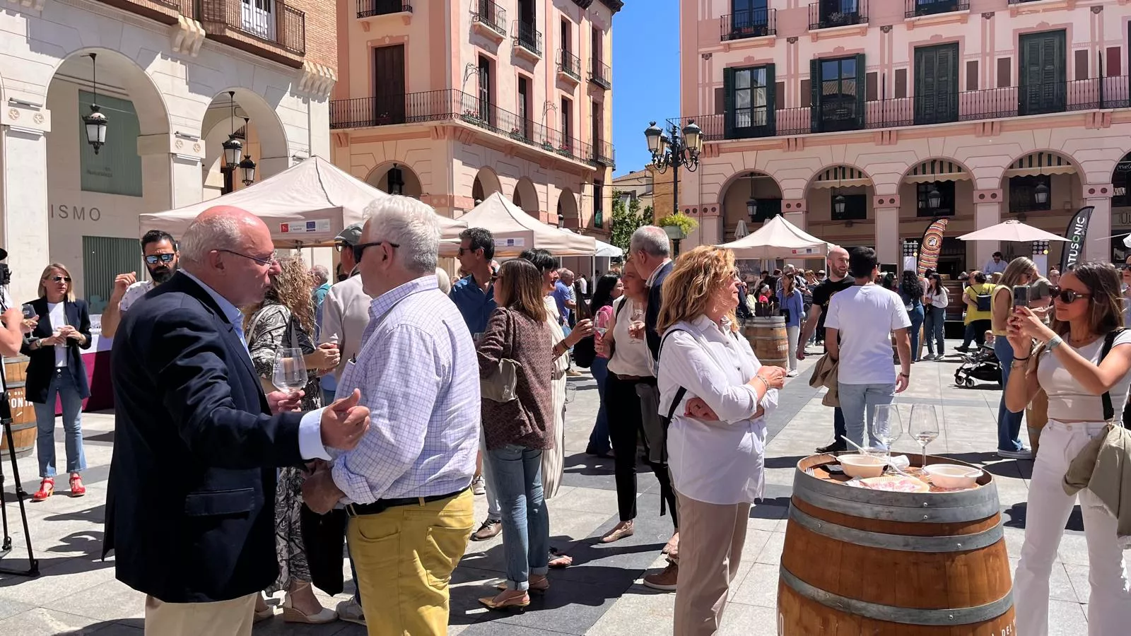 Huesca acoge el tour de la Ruta del Vino Somontano. Foto Mercedes Manterola