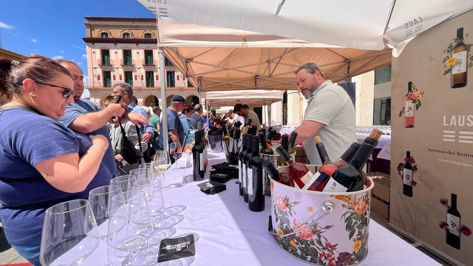 Huesca acoge el tour de la Ruta del Vino Somontano. Foto Mercedes Manterola