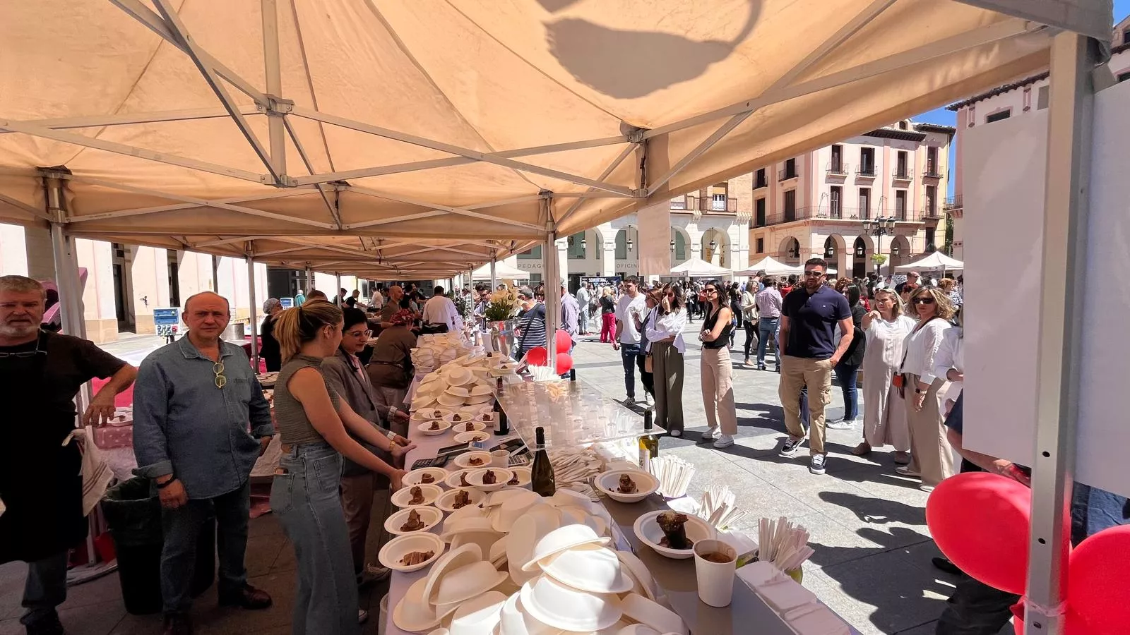 Huesca acoge el tour de la Ruta del Vino Somontano. Foto Mercedes Manterola