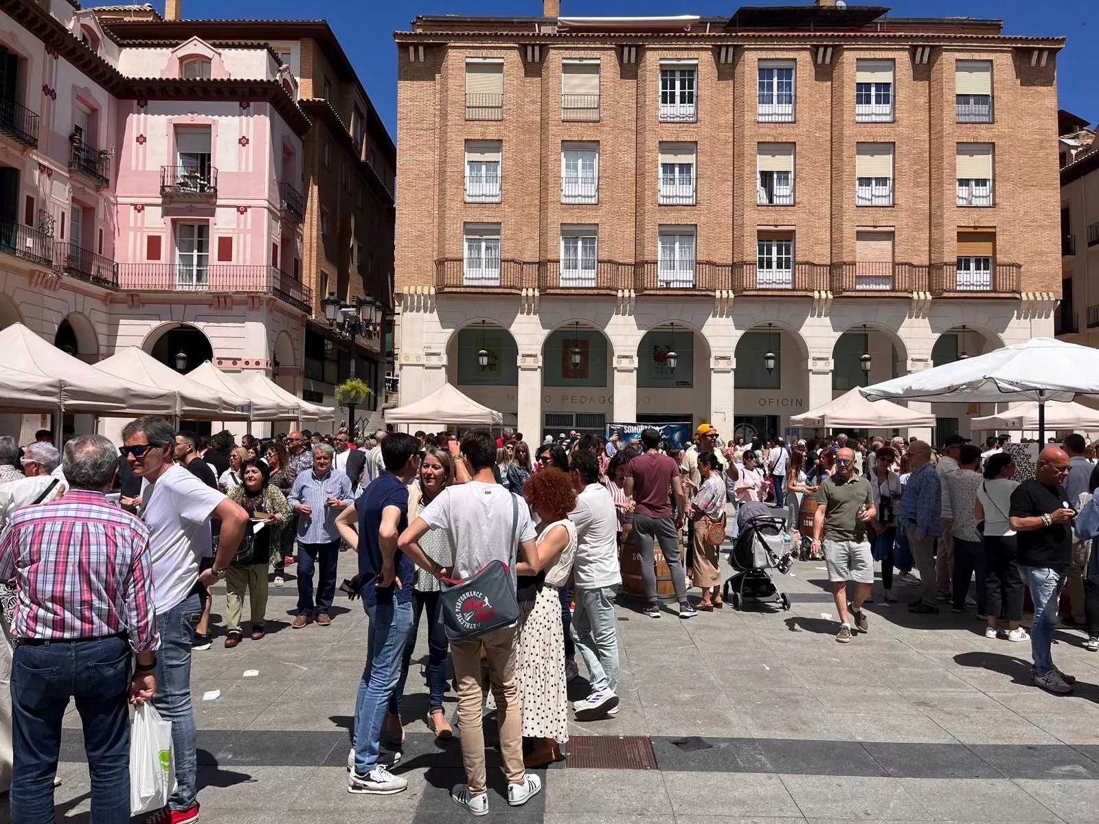 Huesca acoge el tour de la Ruta del Vino Somontano. Foto Mercedes Manterola
