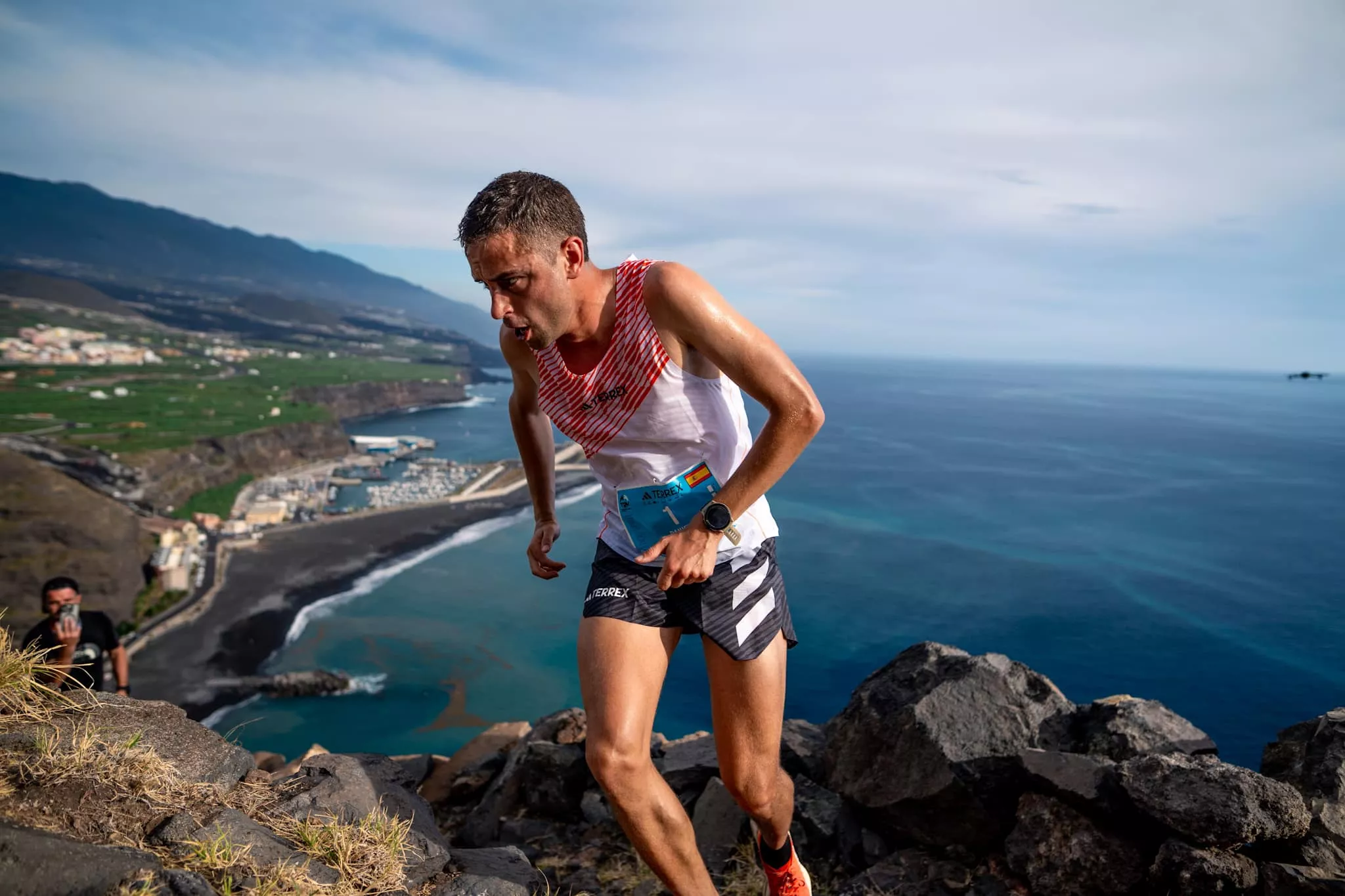 Dani Osanz en carrera.