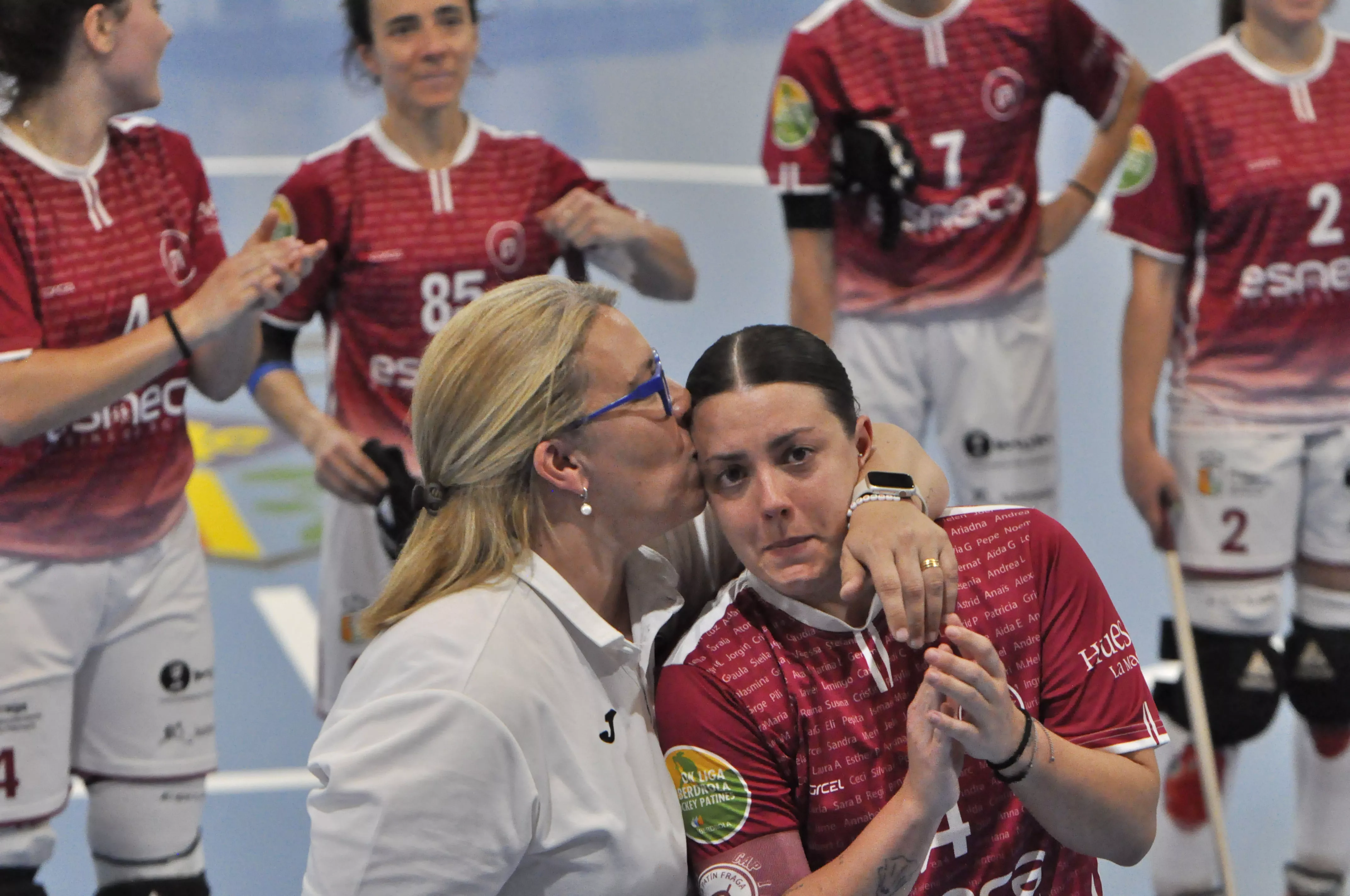 El emotivo final. Foto: Eduard Villacampa.