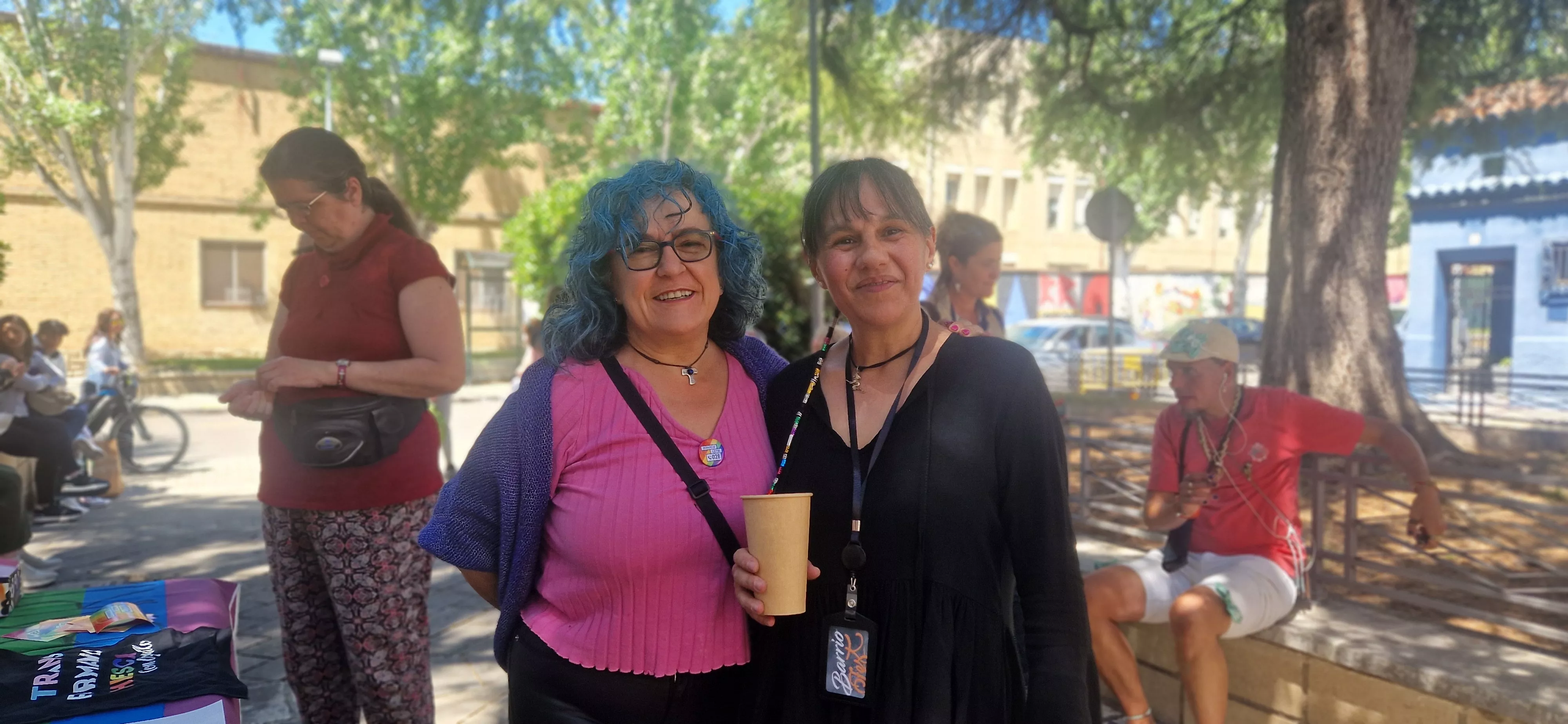 Prolegómenos de la comida popular del Barriofest 2024. Foto Myriam Martínez