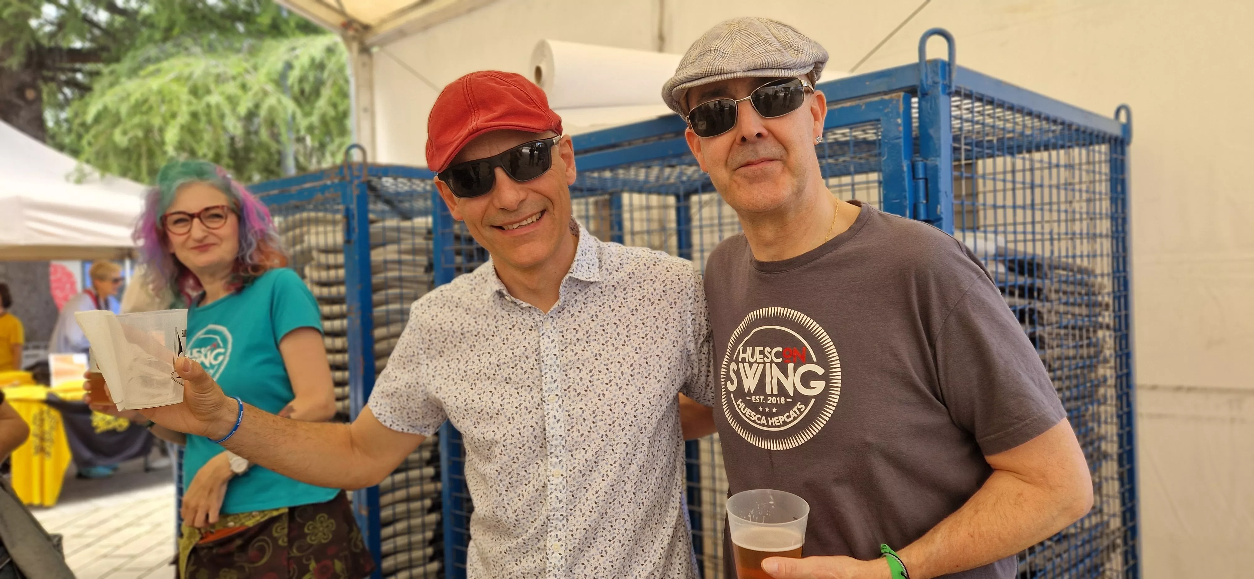 Integrantes de Huesconswing. Foto Myriam Martínez