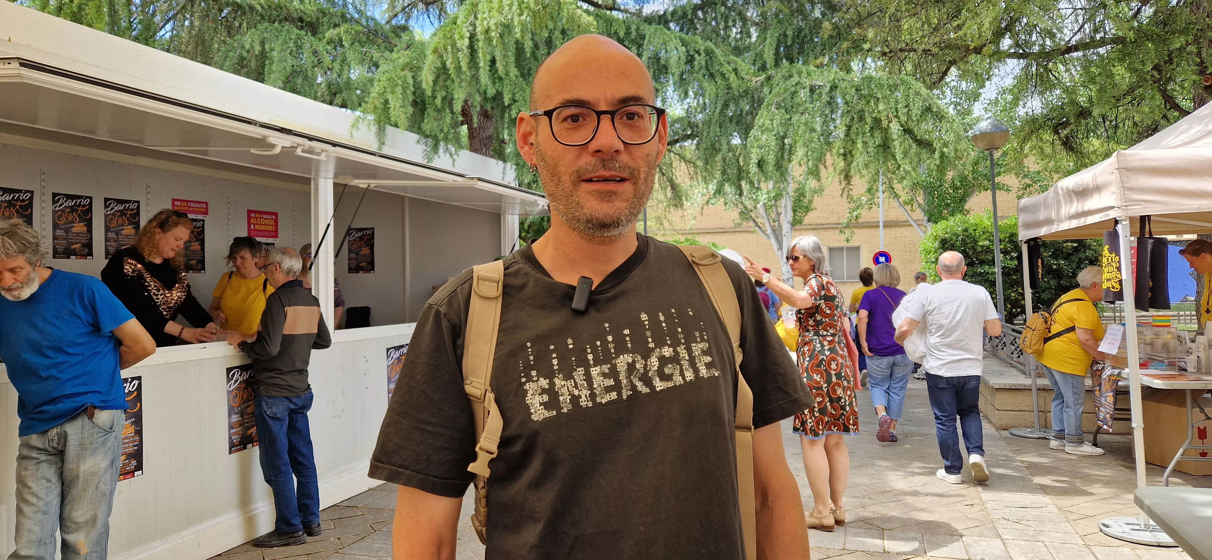 Comida popular de Barriofest 2024. Foto Myriam Martínez