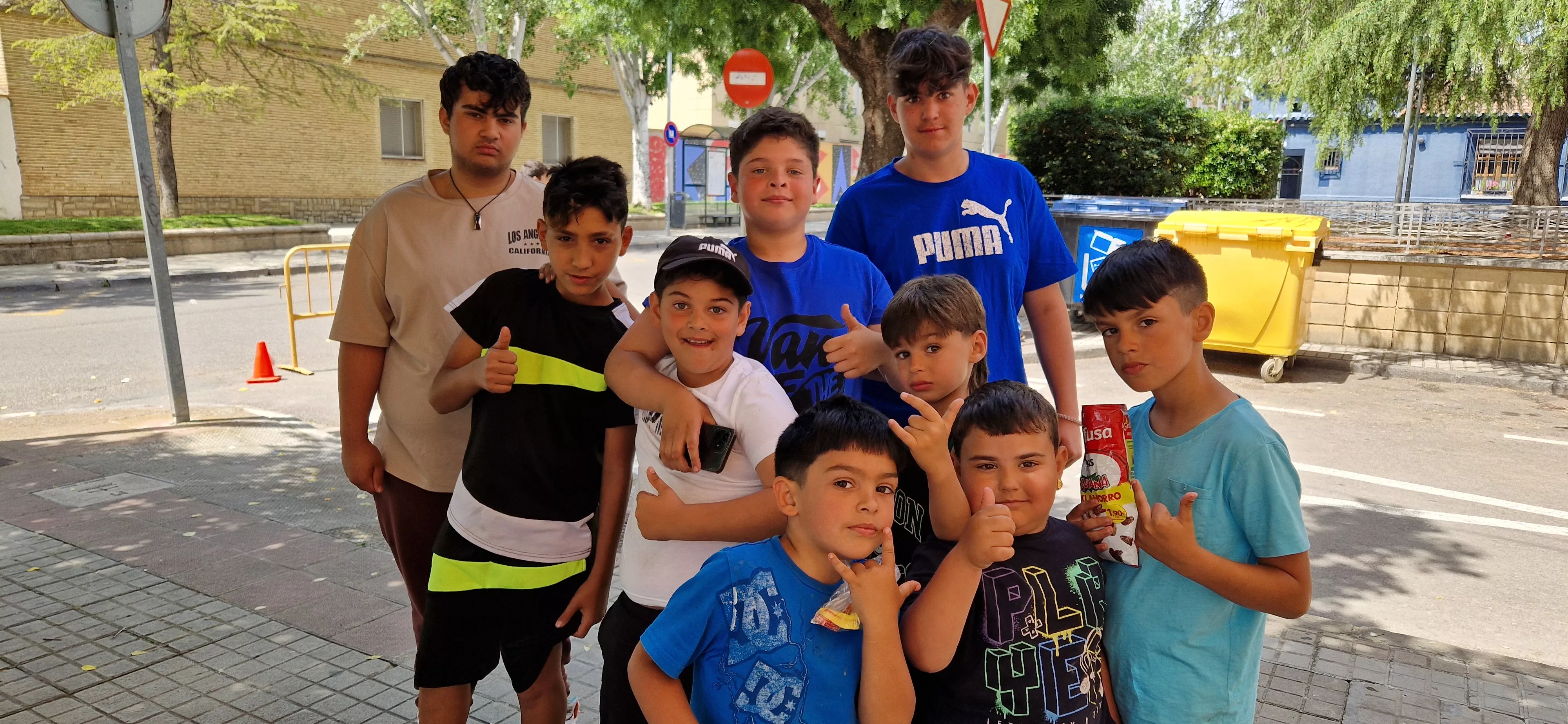 Comida popular de Barriofest 2024. Foto Myriam Martínez