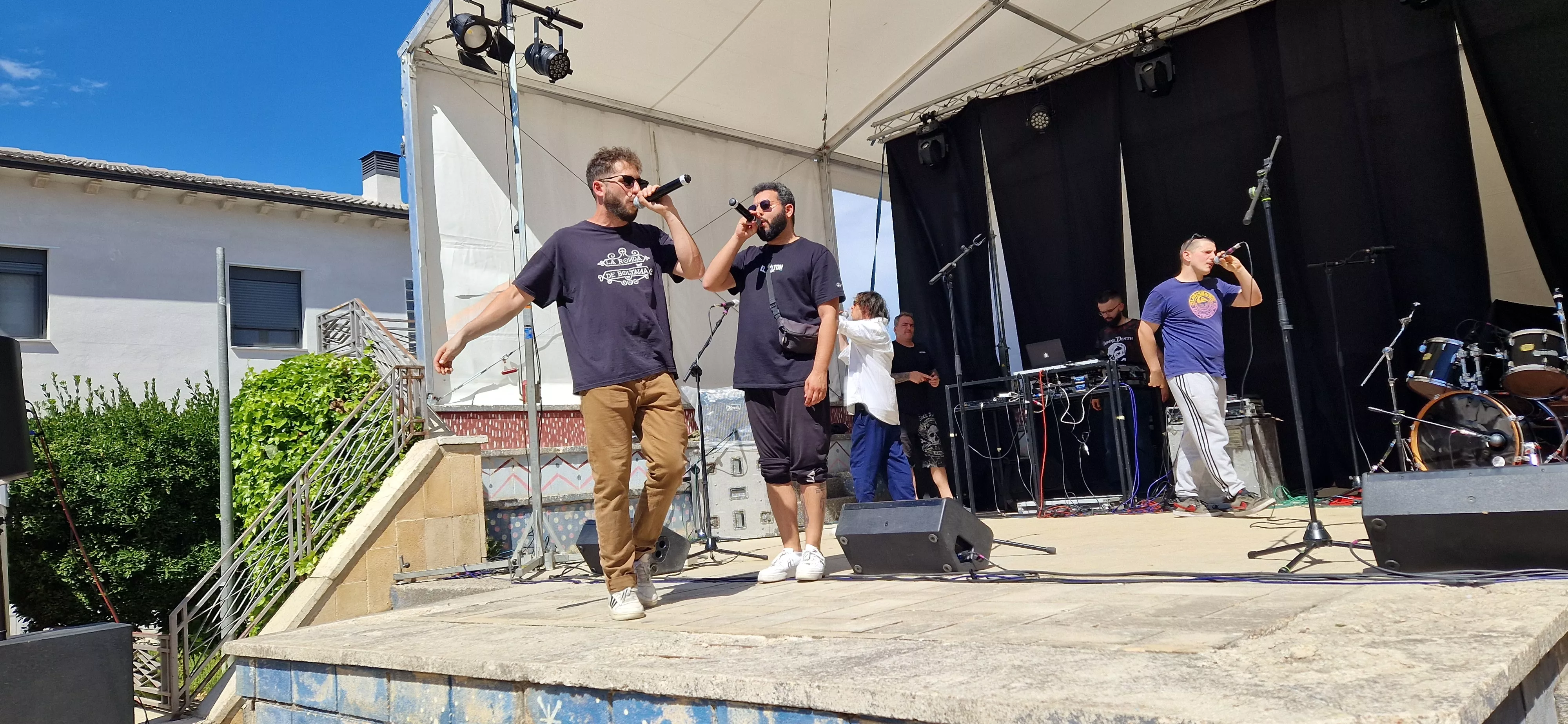 Pruebas de sonido. Foto Myriam Martínez