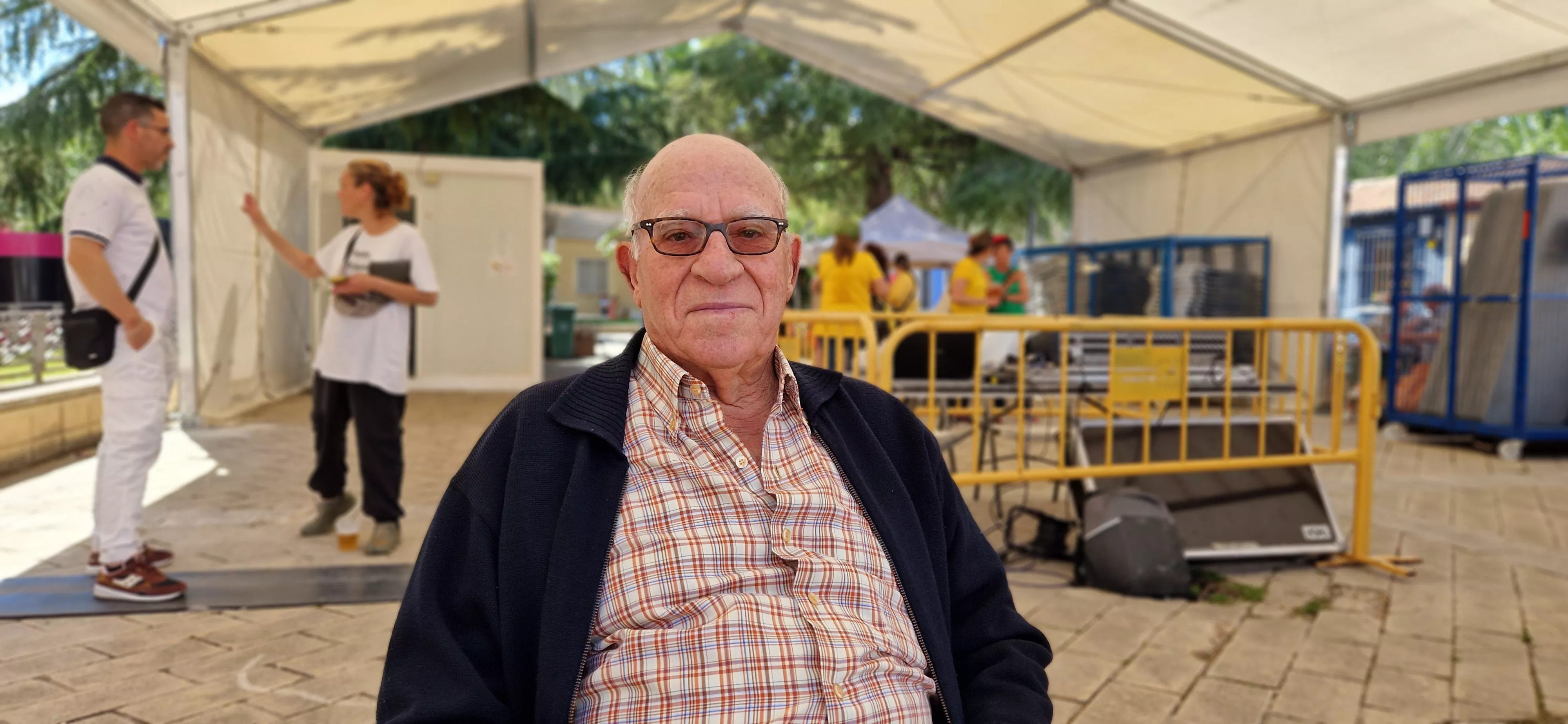 Comida popular de Barriofest 2024. Foto Myriam Martínez