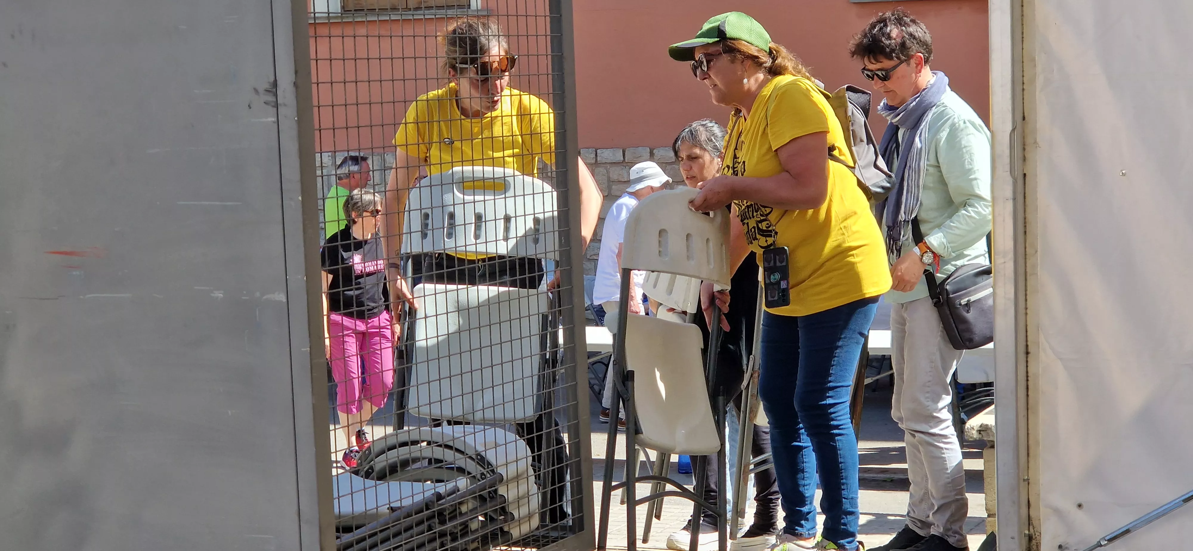 Comida popular de Barriofest 2024. Foto Myriam Martínez