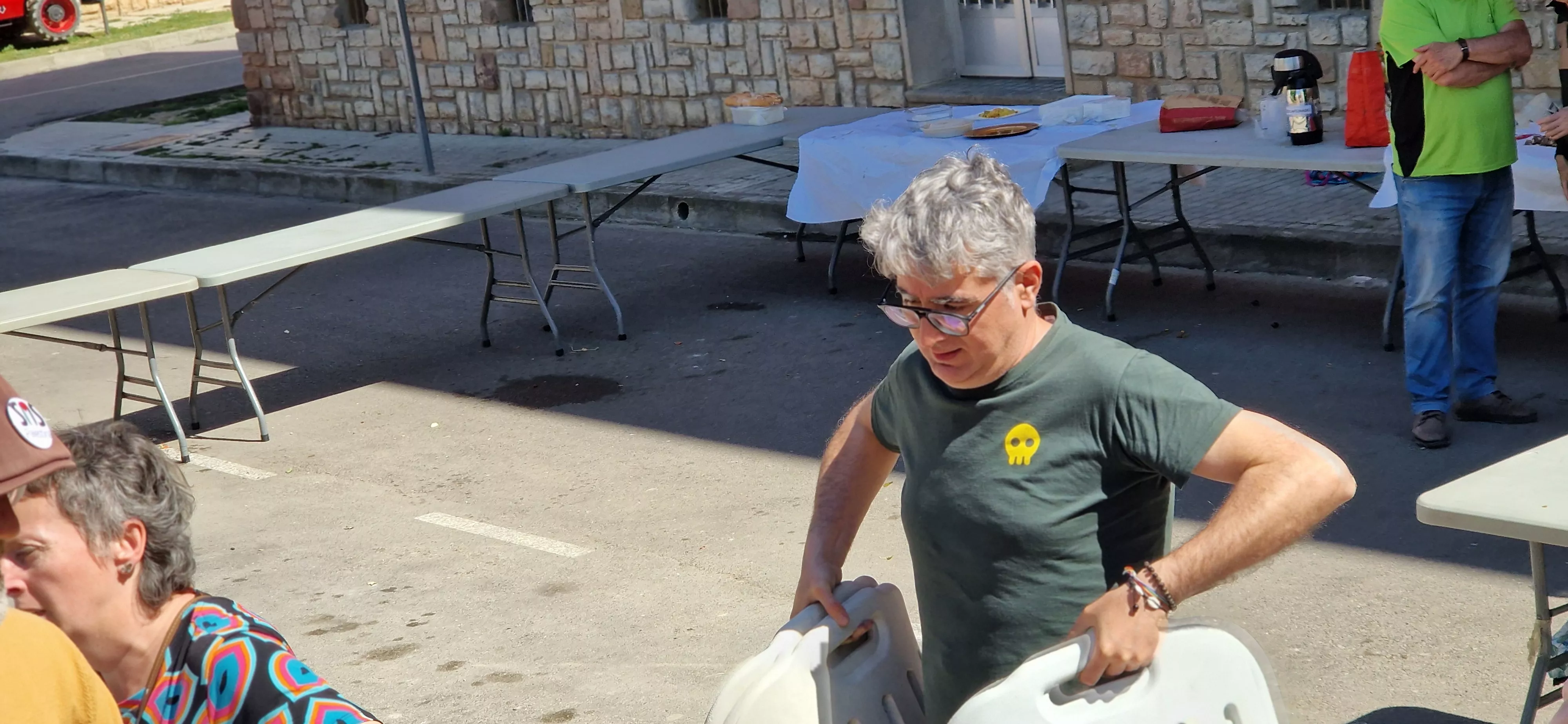 Comida popular de Barriofest 2024. Foto Myriam Martínez