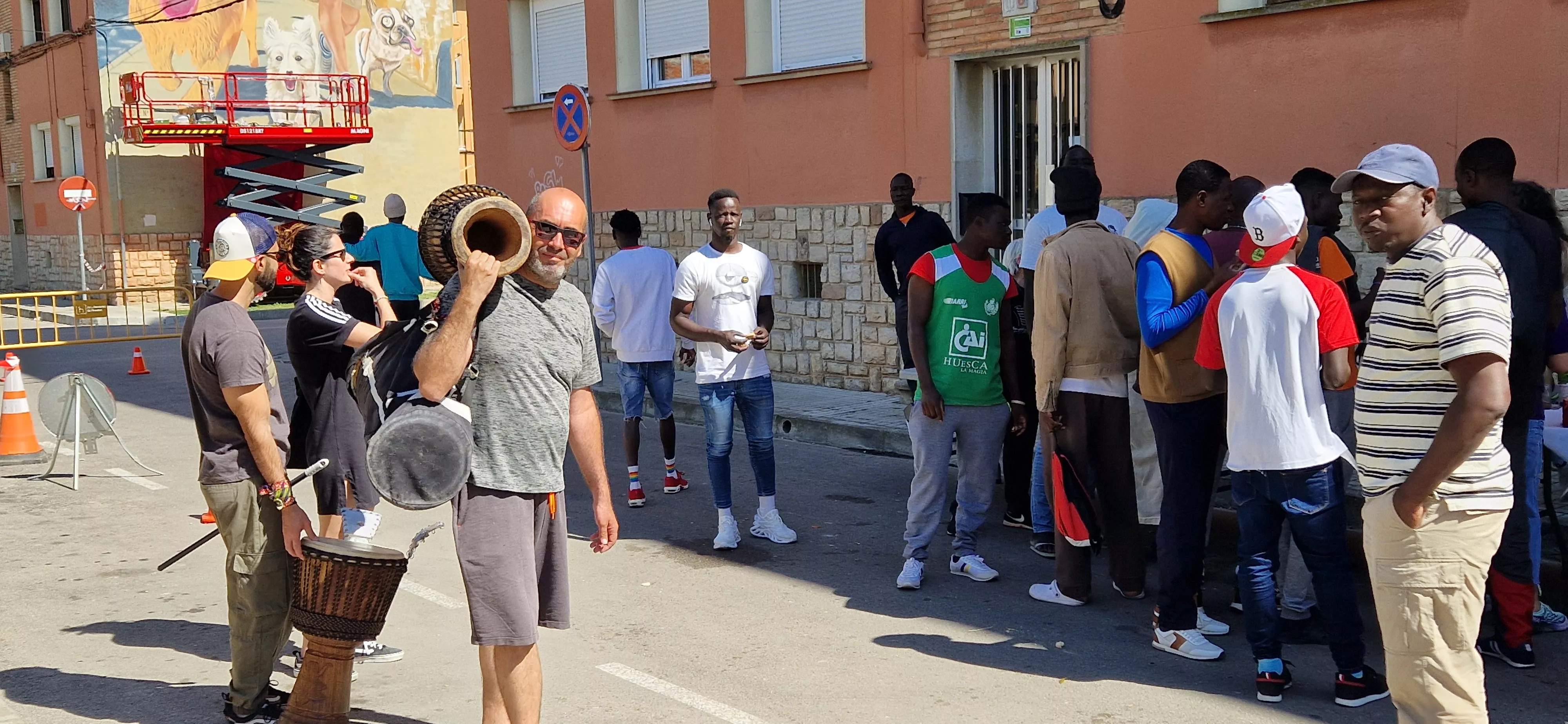 Comida popular de Barriofest 2024. Foto Myriam Martínez