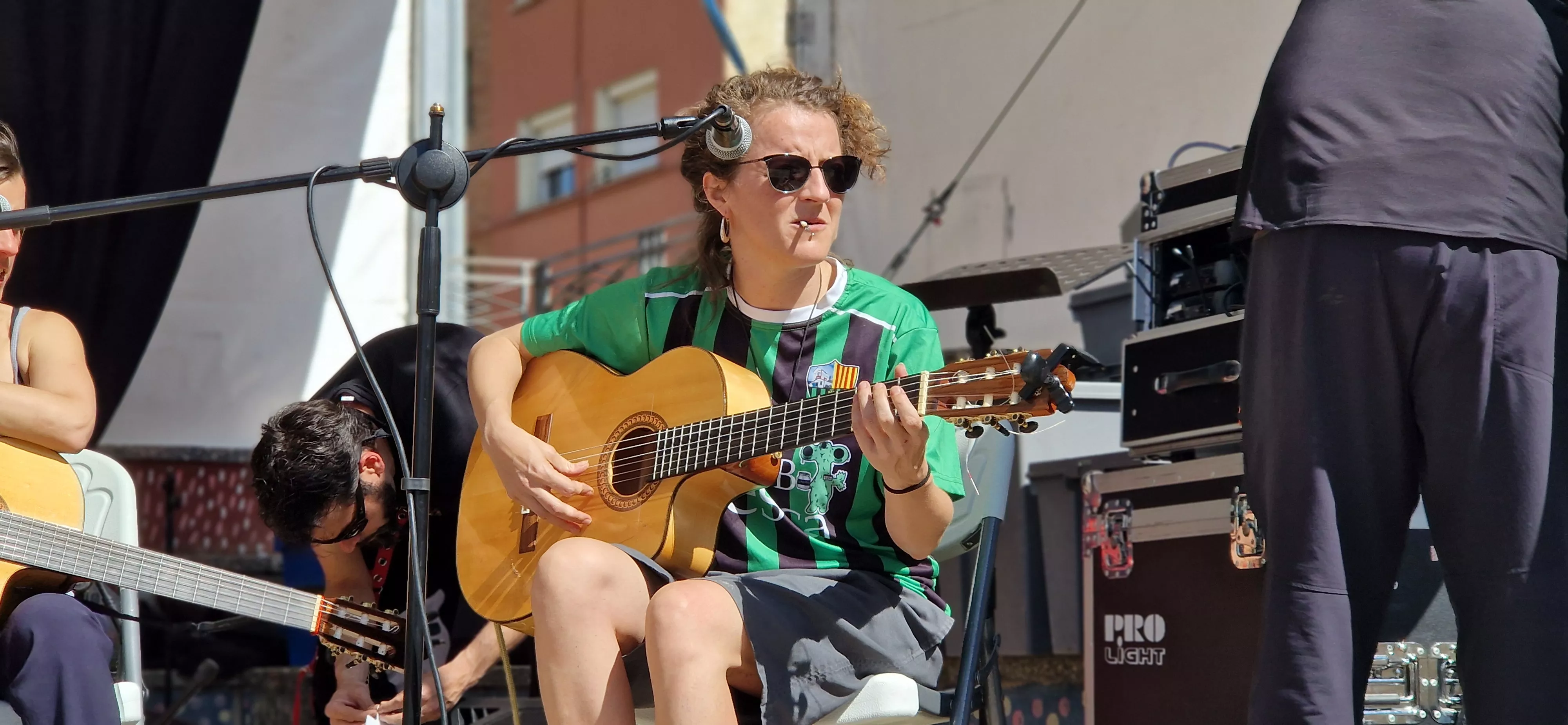 Pruebas de sonido. Foto Myriam Martínez
