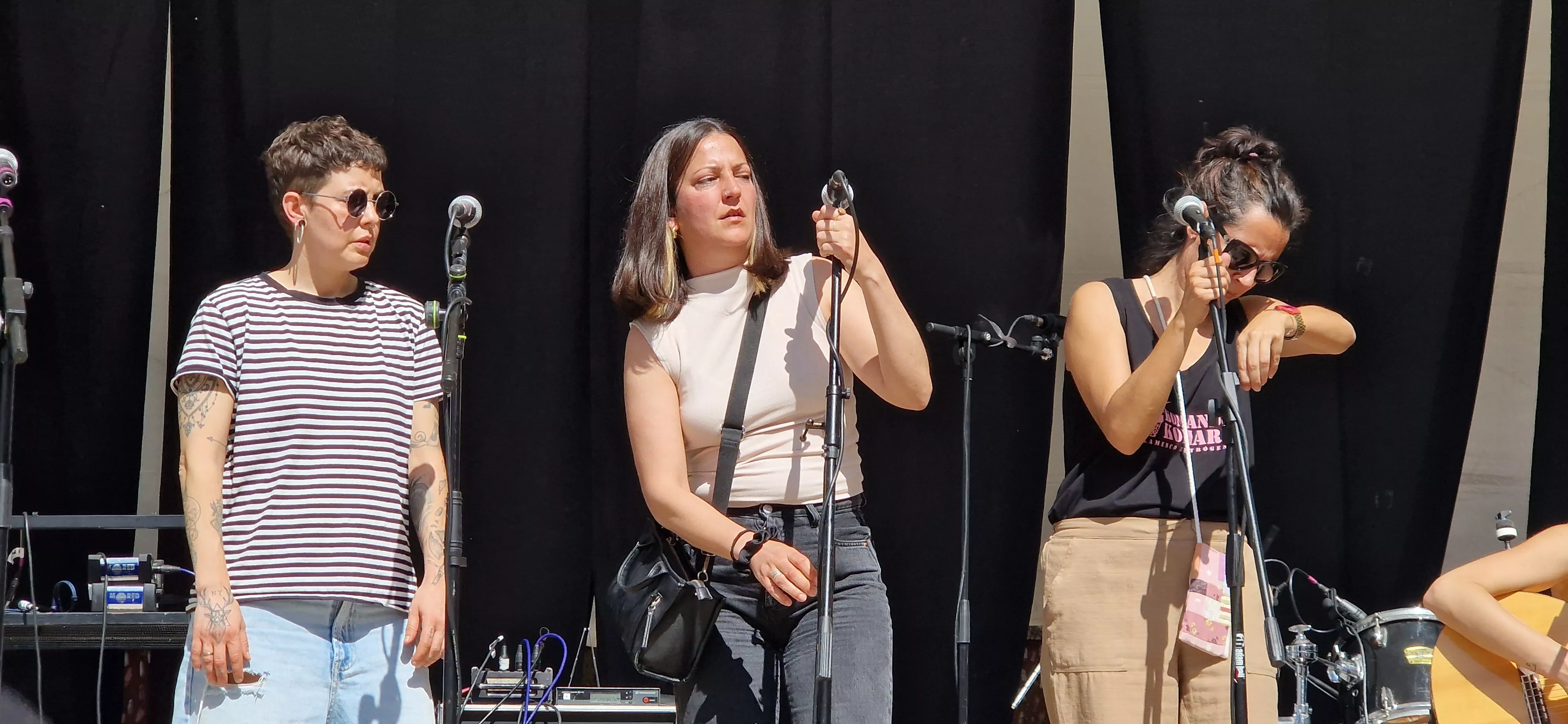 Pruebas de sonido. Foto Myriam Martínez