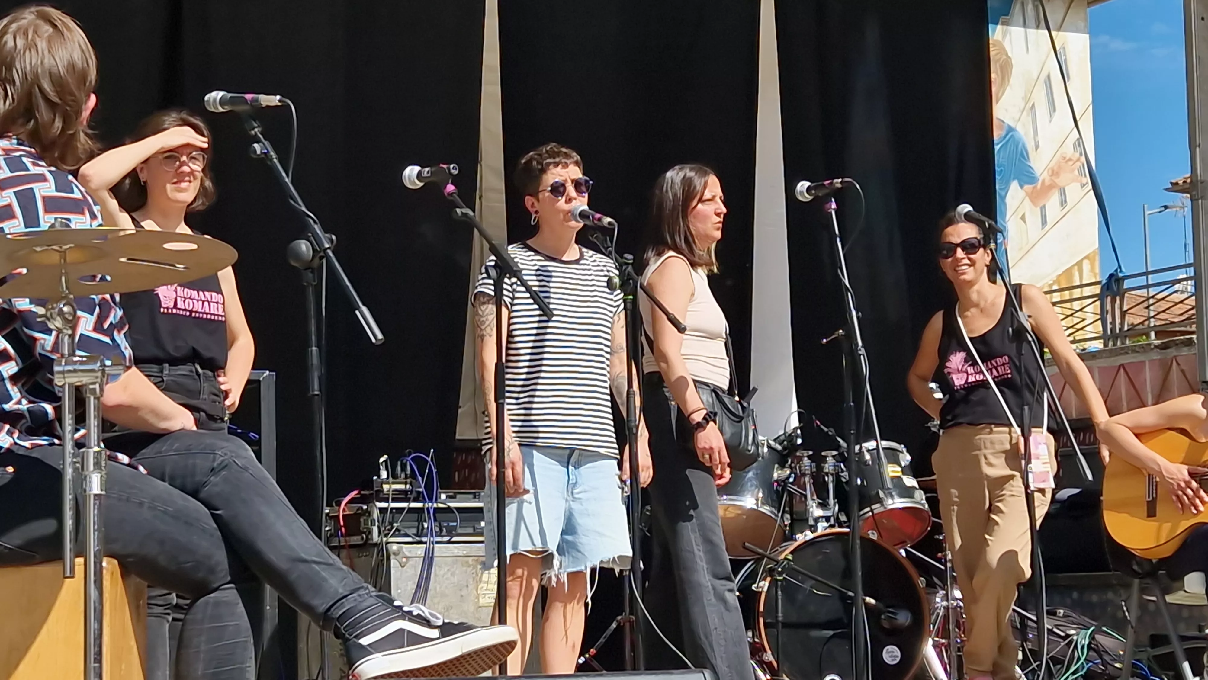 Pruebas de sonido. Foto Myriam Martínez