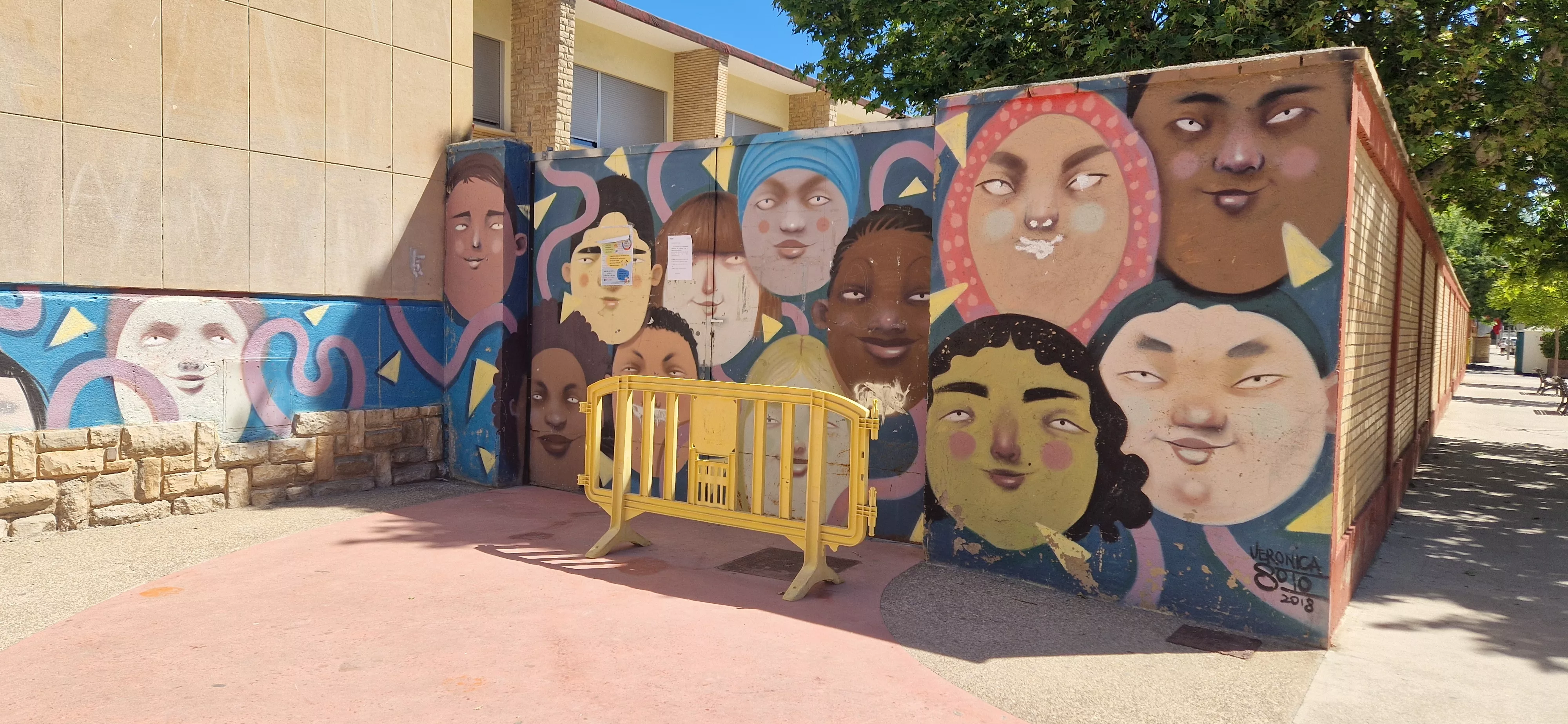 Ruta de los Murales del Perpetuo Socorro. Foto Myriam Martínez