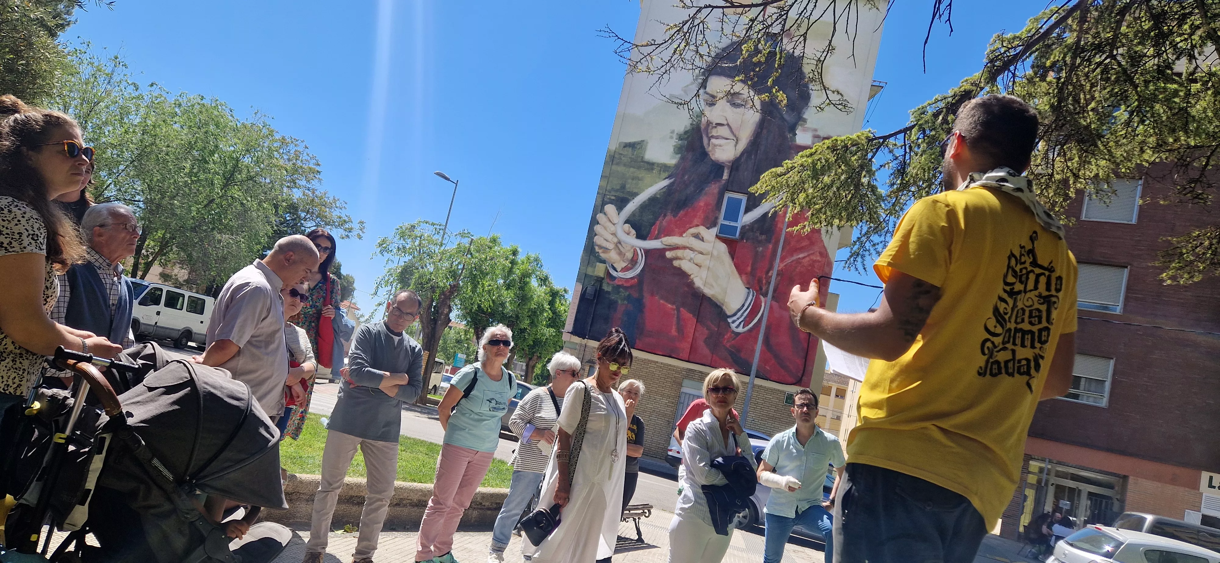 Ruta de los Murales del Perpetuo Socorro. Foto Myriam Martínez