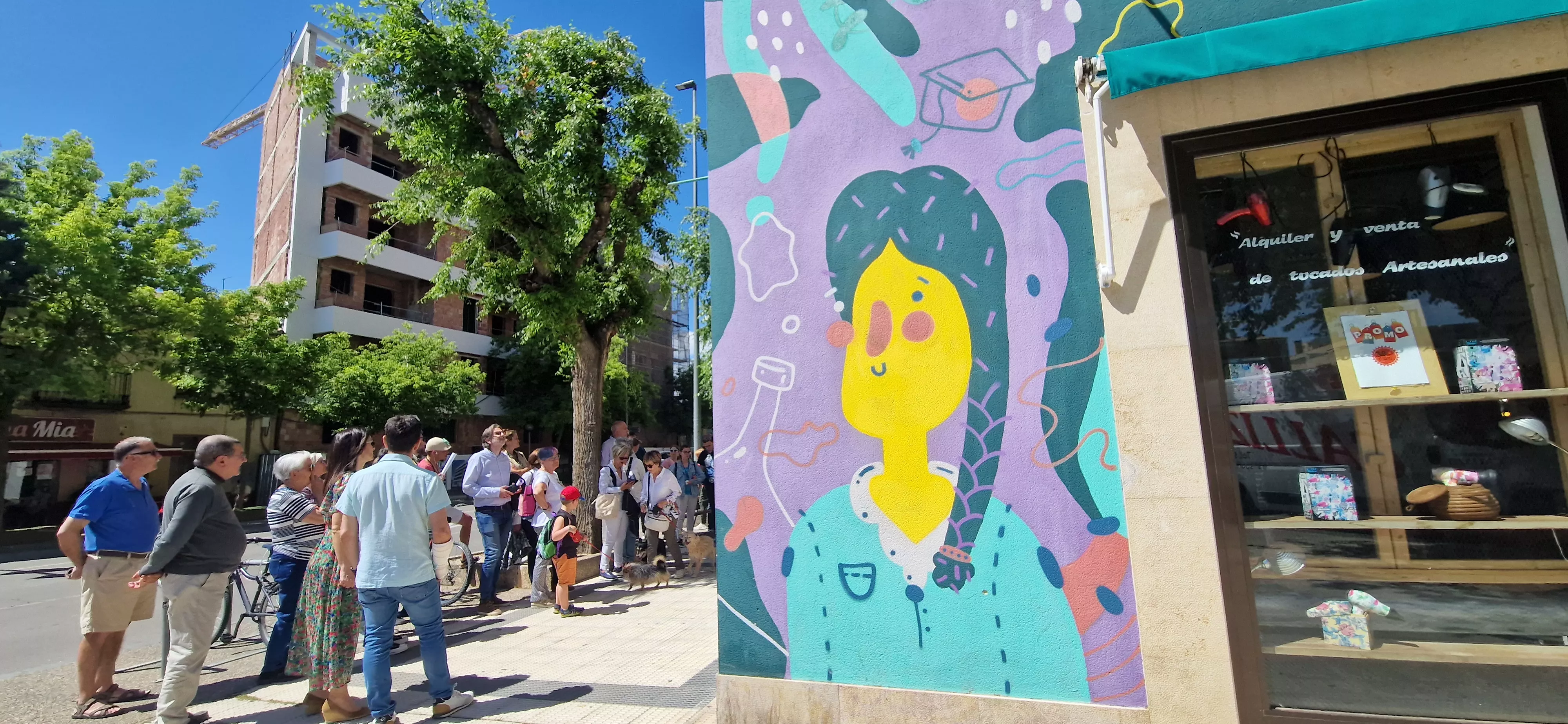 Ruta de los Murales del Perpetuo Socorro. Foto Myriam Martínez