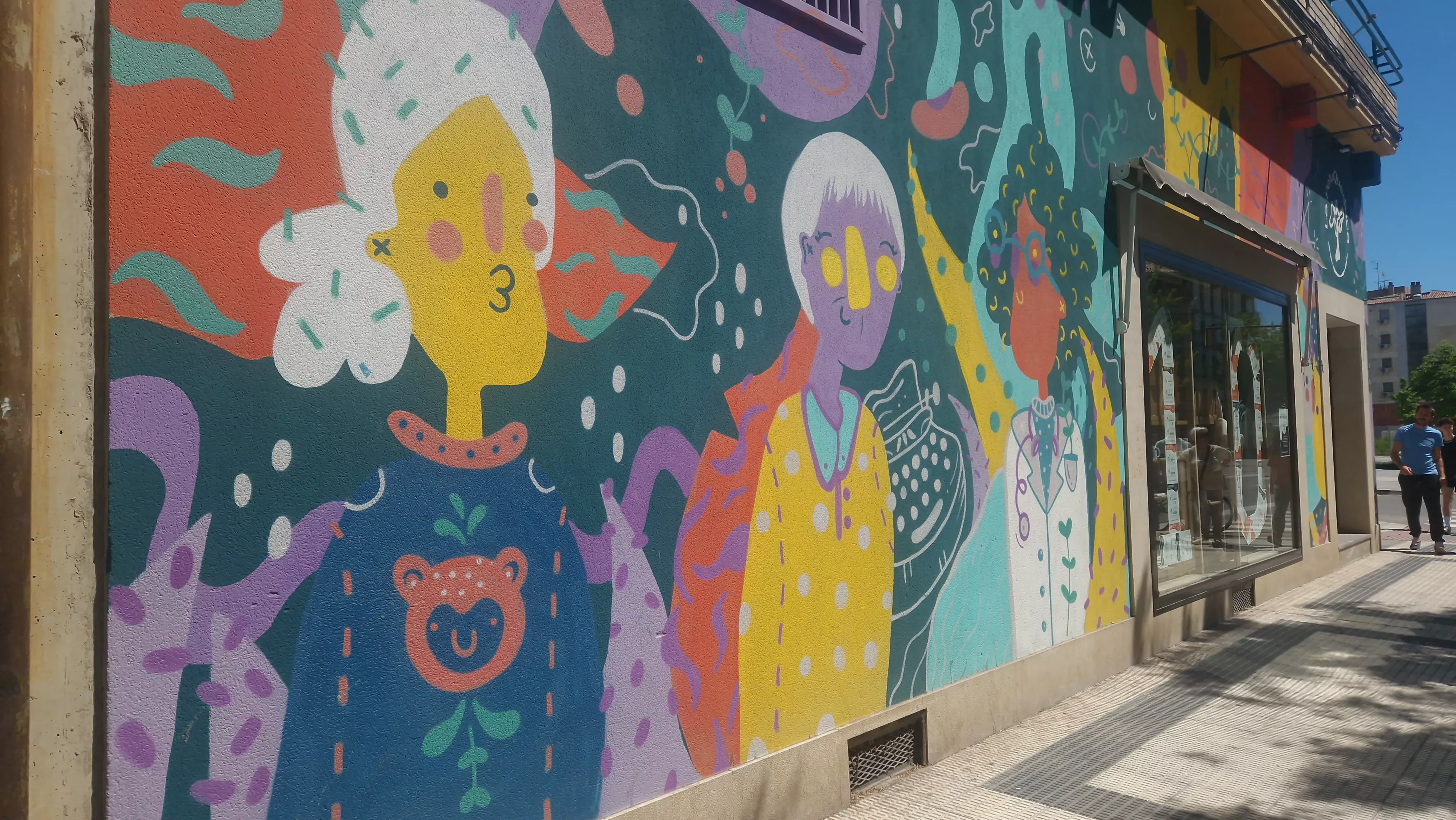 Ruta de los Murales del Perpetuo Socorro. Foto Myriam Martínez