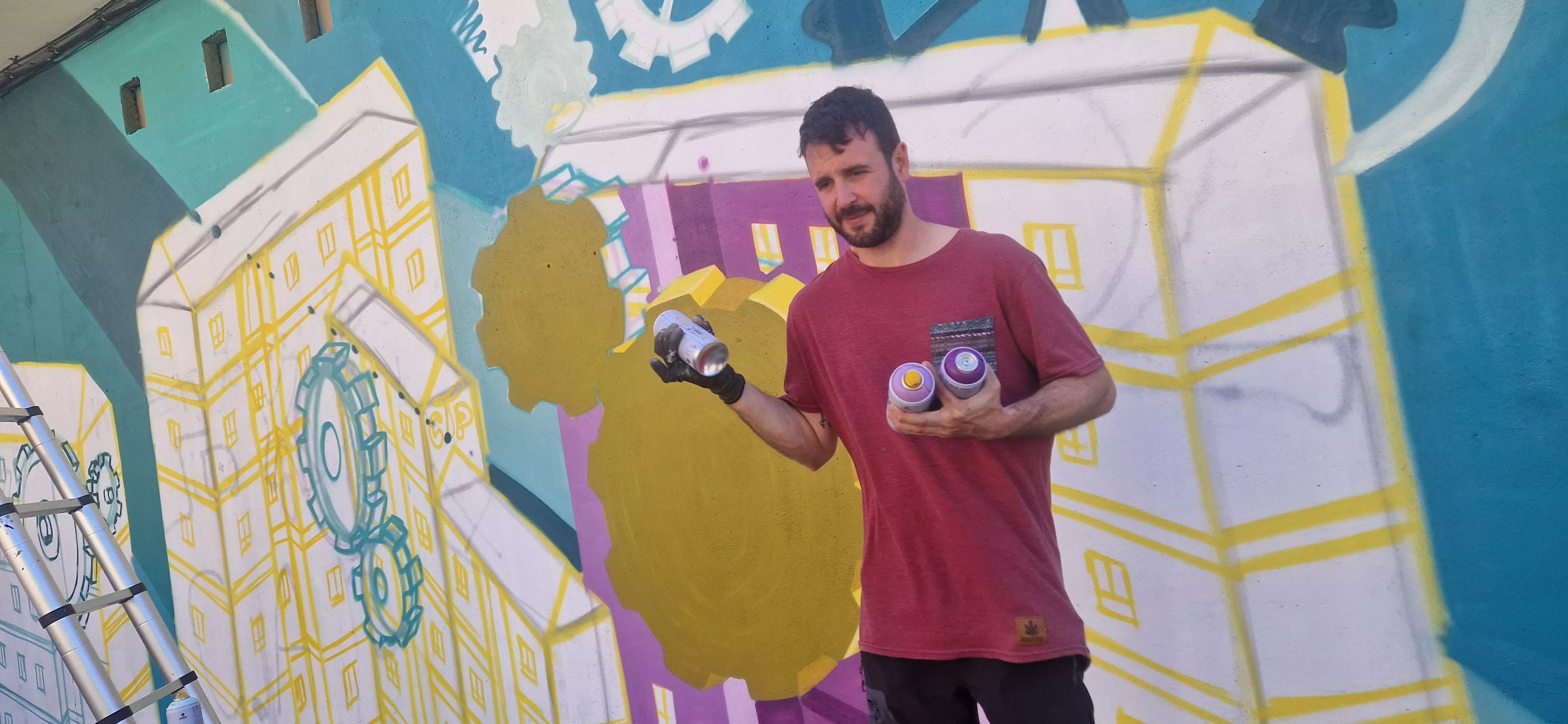 Ruta de los Murales del Perpetuo Socorro. Foto Myriam Martínez