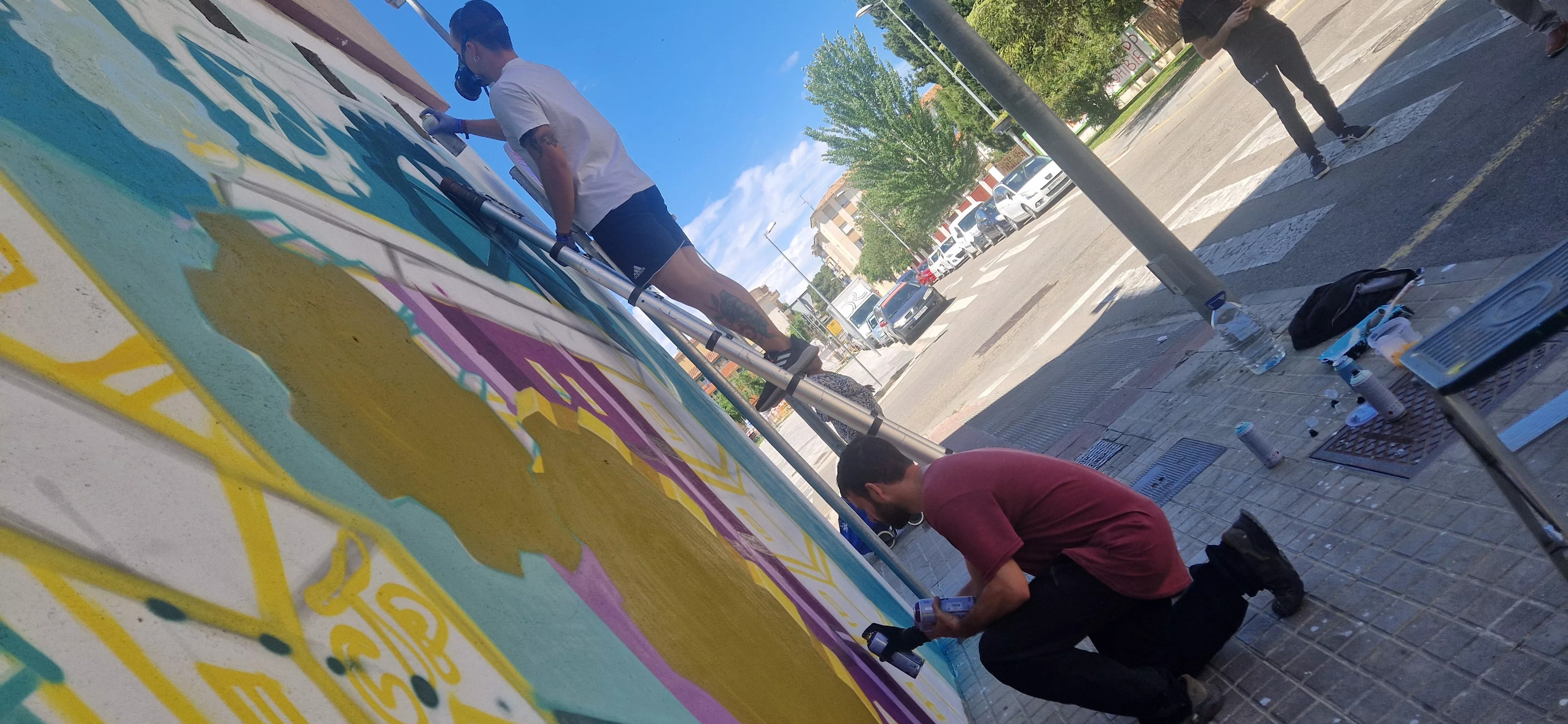 Ruta de los Murales del Perpetuo Socorro. Foto Myriam Martínez