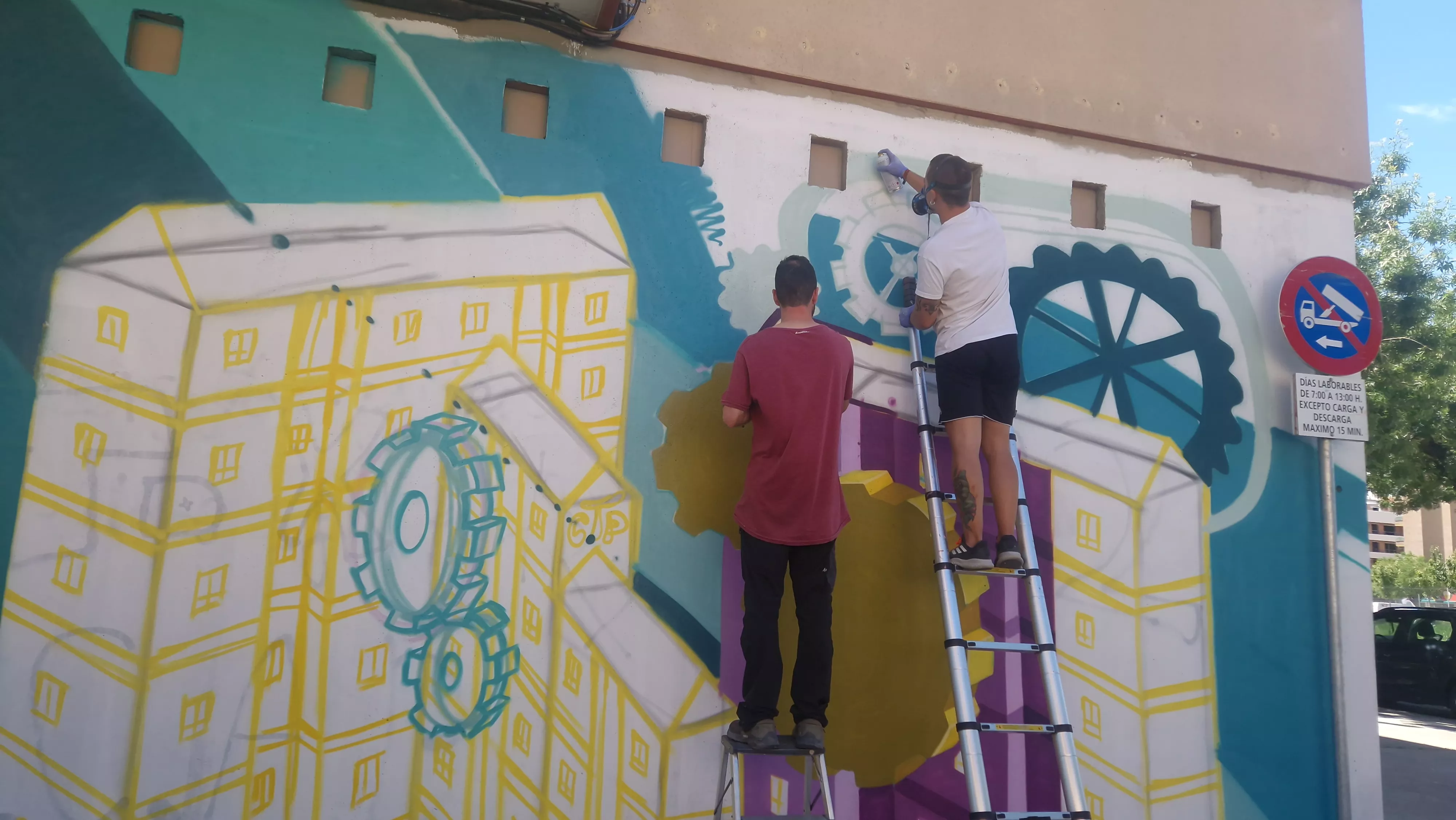 Ruta de los Murales del Perpetuo Socorro. Foto Myriam Martínez