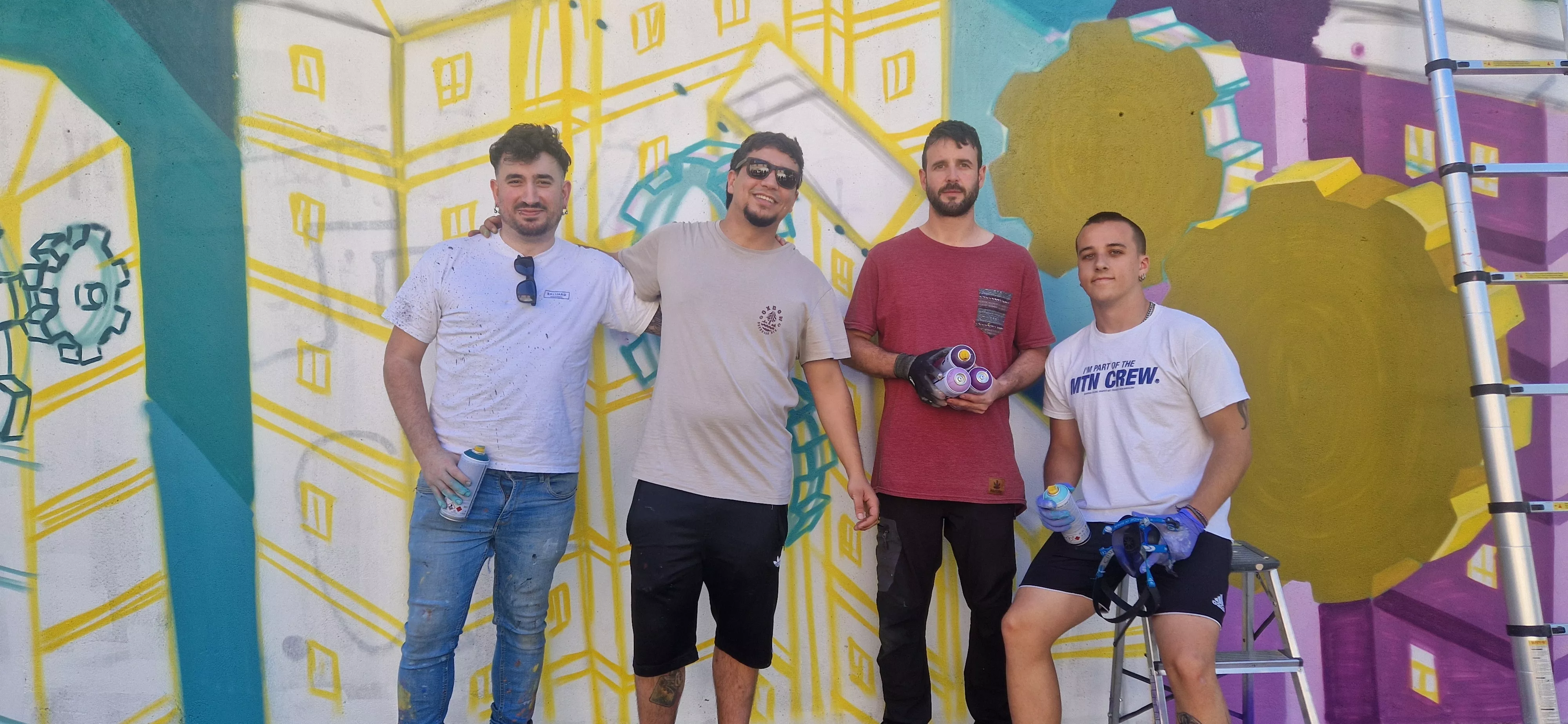 Ruta de los Murales del Perpetuo Socorro. Foto Myriam Martínez