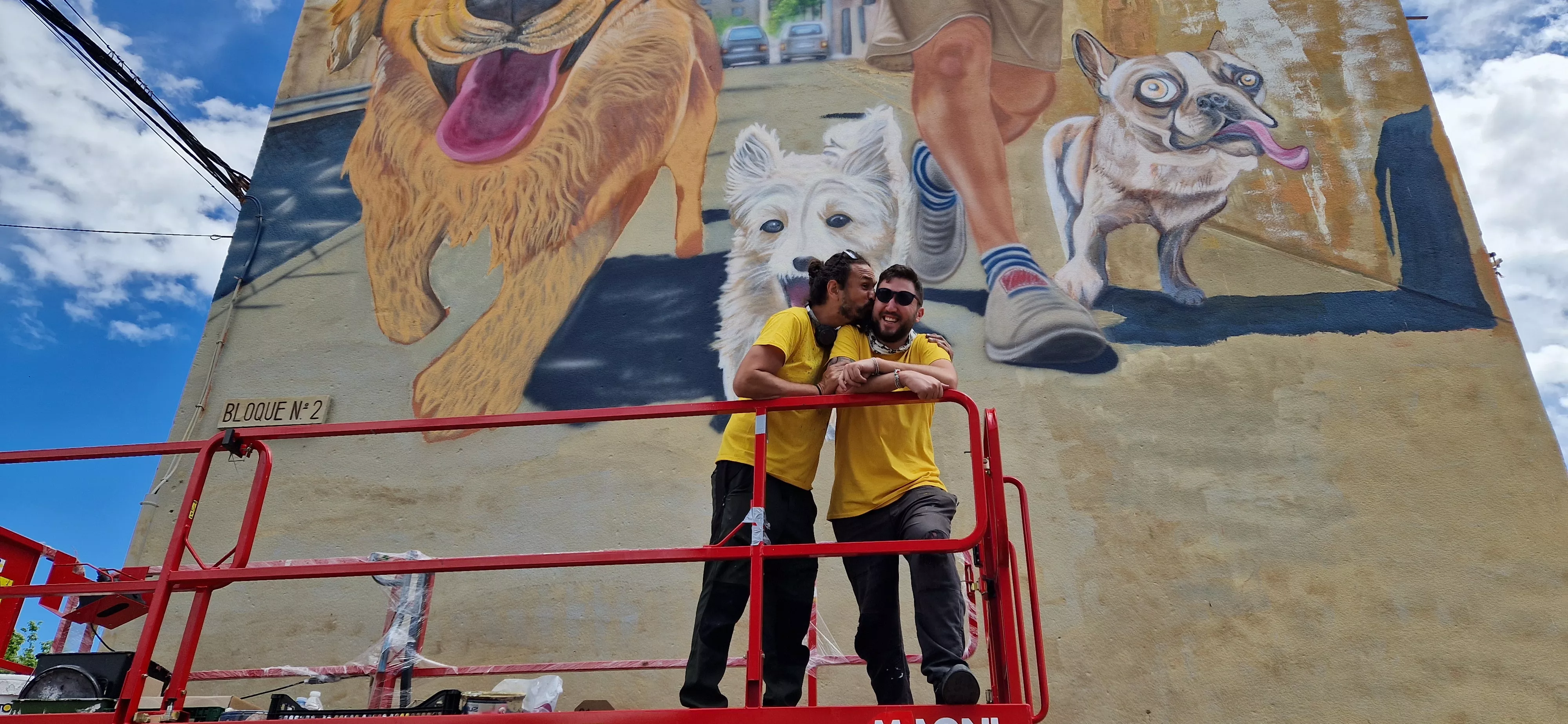 Ruta de los Murales del Perpetuo Socorro. David Gatta y Gozas. Foto Myriam Martínez Ruta de los Murales del Perpetuo Socorro. David Gatta y Gozas. Foto Myriam Martínez