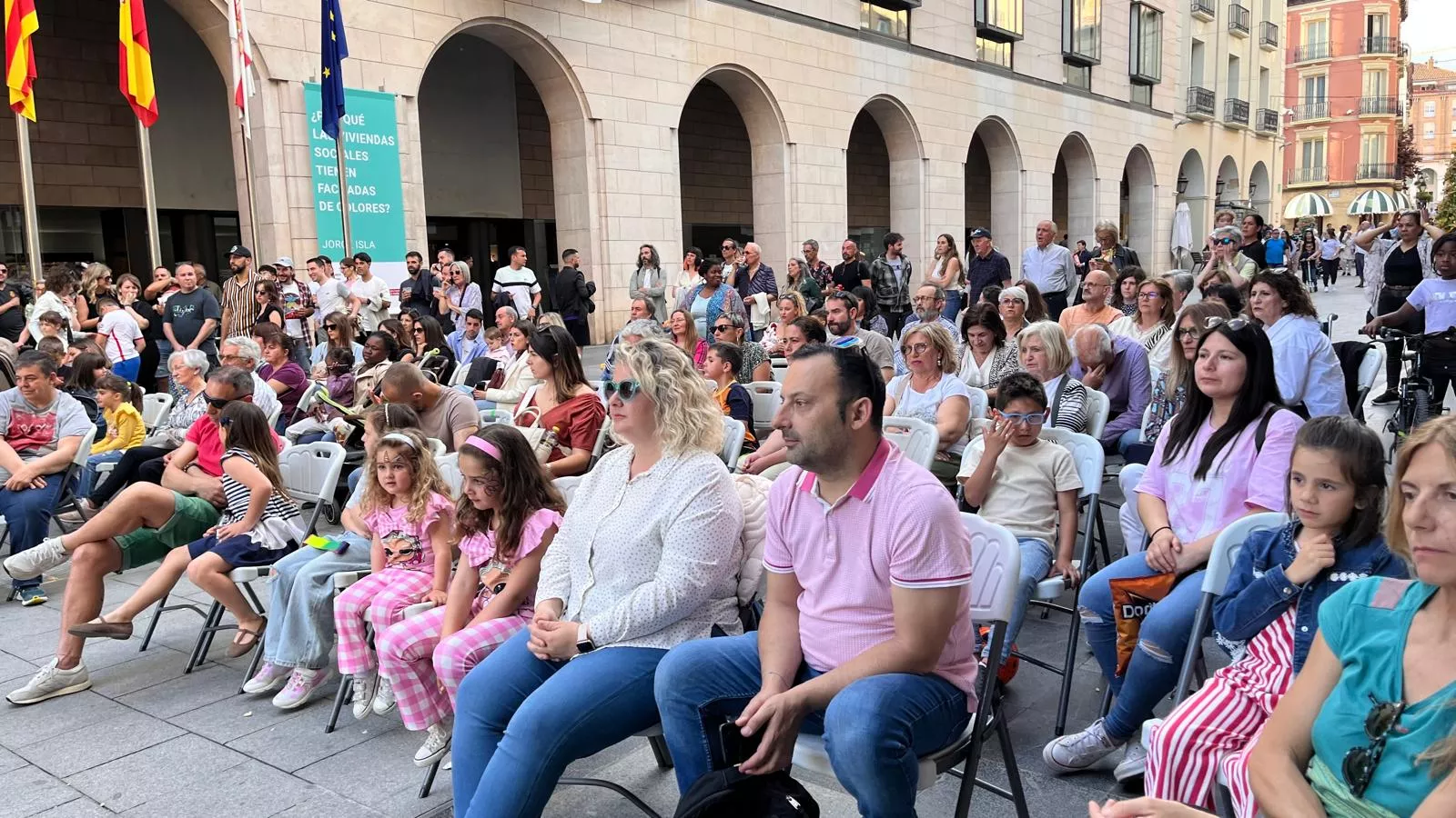 Los Porches de Galicia se llenan de baile con el programa Danza y Ciudad. Foto Mercedes Manterola