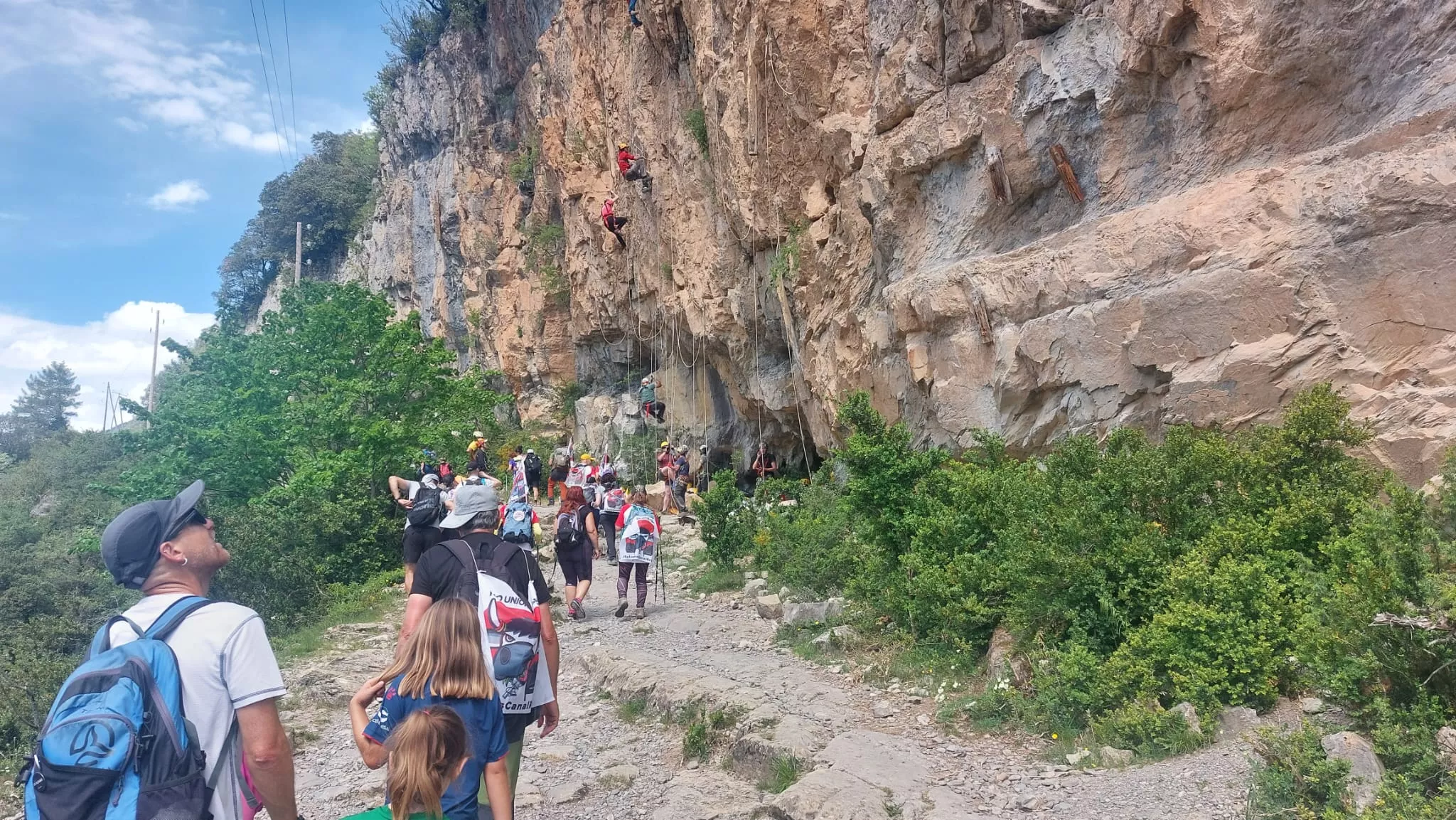 La Marcha a Canal Roya recorre su penúltima etapa.