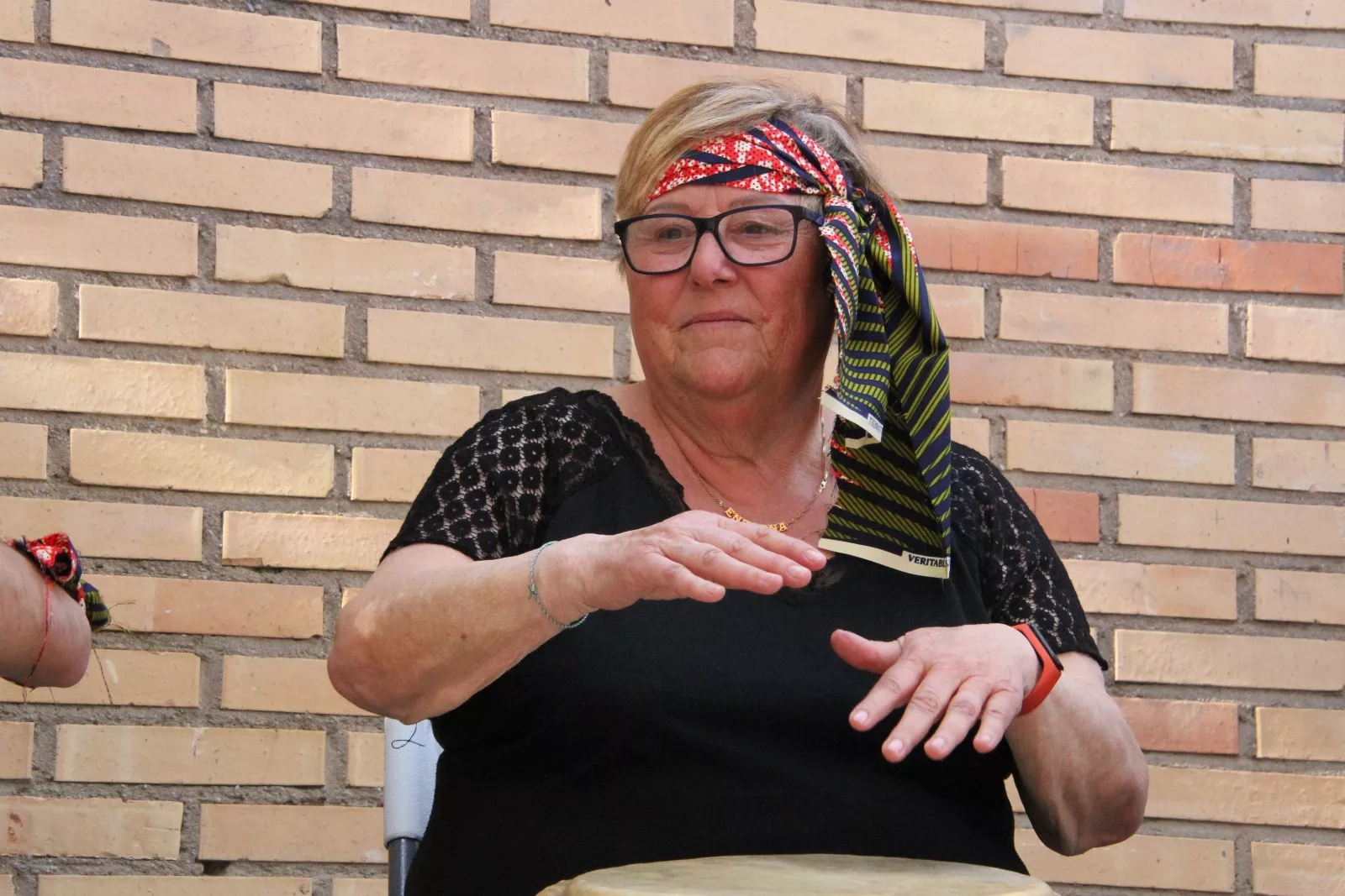 Los "africanos" de Barriofest. Foto Carlos Neofato