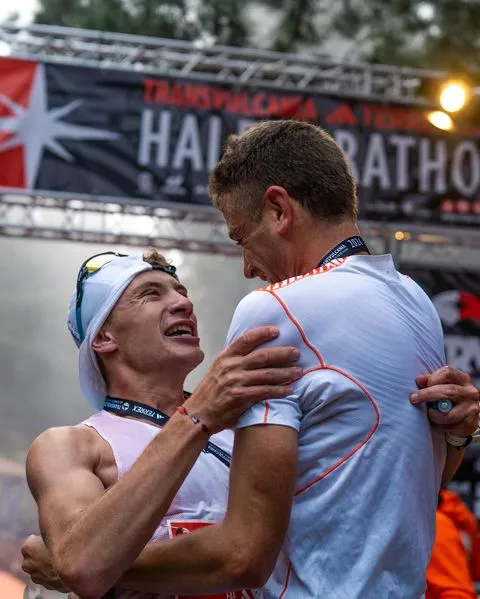 Dani Osanz, llegada a meta 