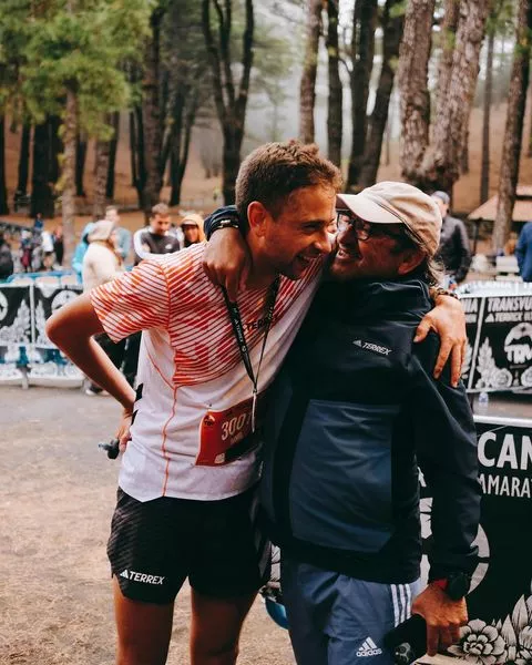 Dani Osanz, llegada a meta 