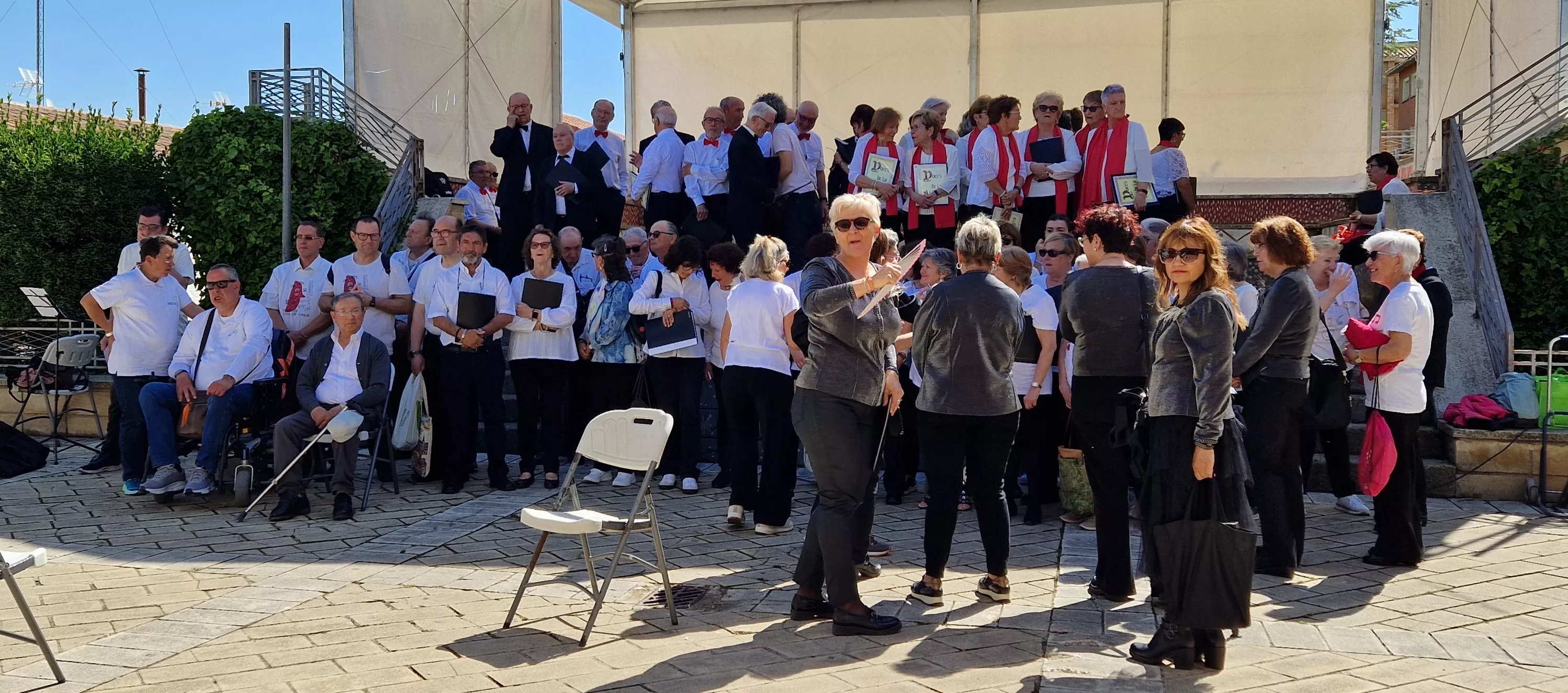 Concierto multicoral en Barriofest 2024. Foto Myriam Martínez