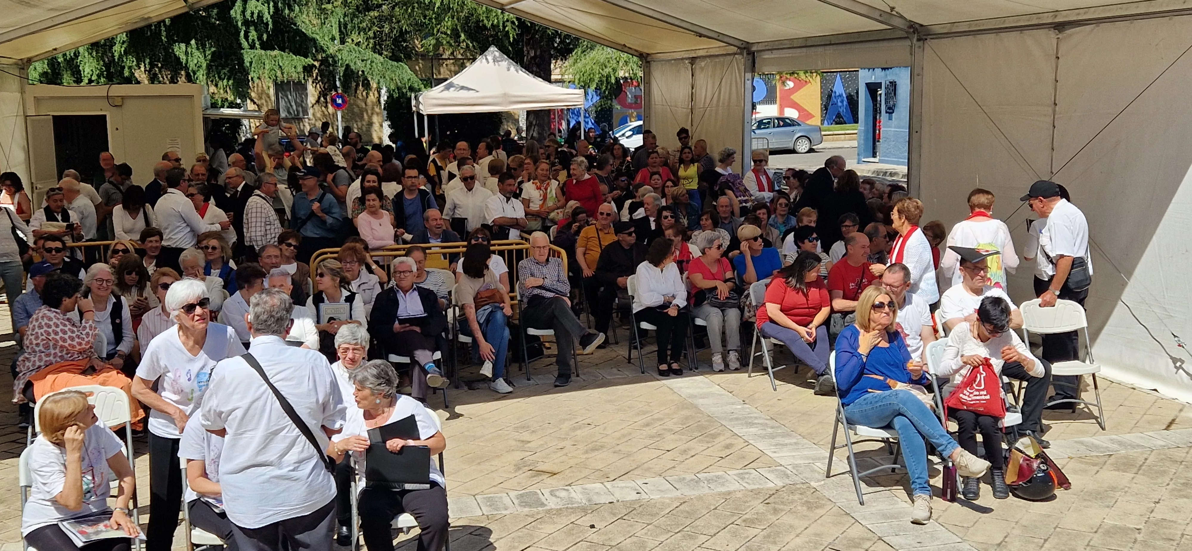 Concierto multicoral en Barriofest 2024. Foto Myriam Martínez