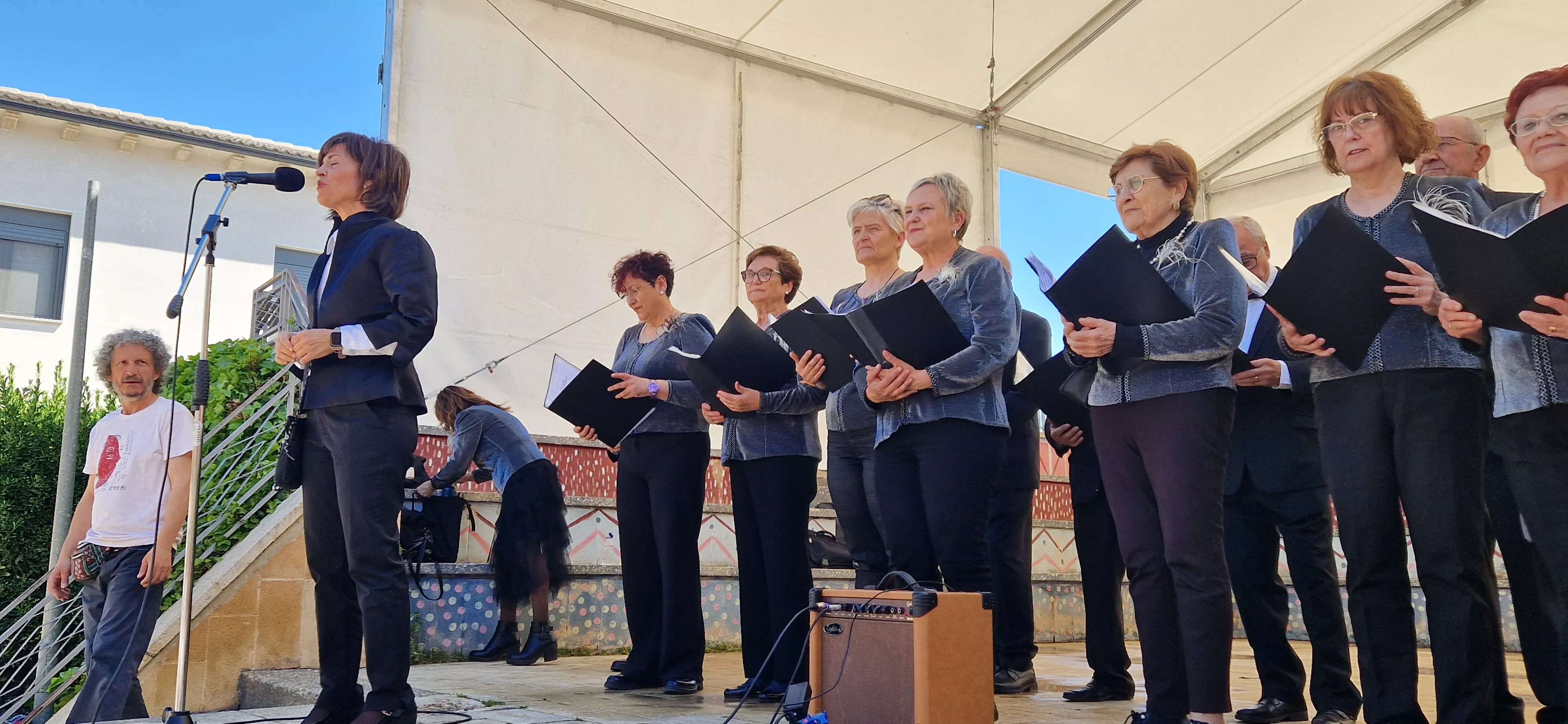 Concierto multicoral en Barriofest 2024. Foto Myriam Martínez