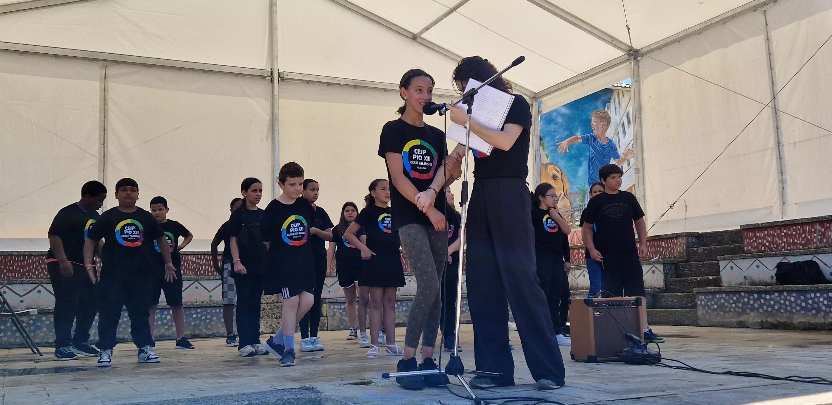 Concierto multicoral en Barriofest 2024. Foto Myriam Martínez