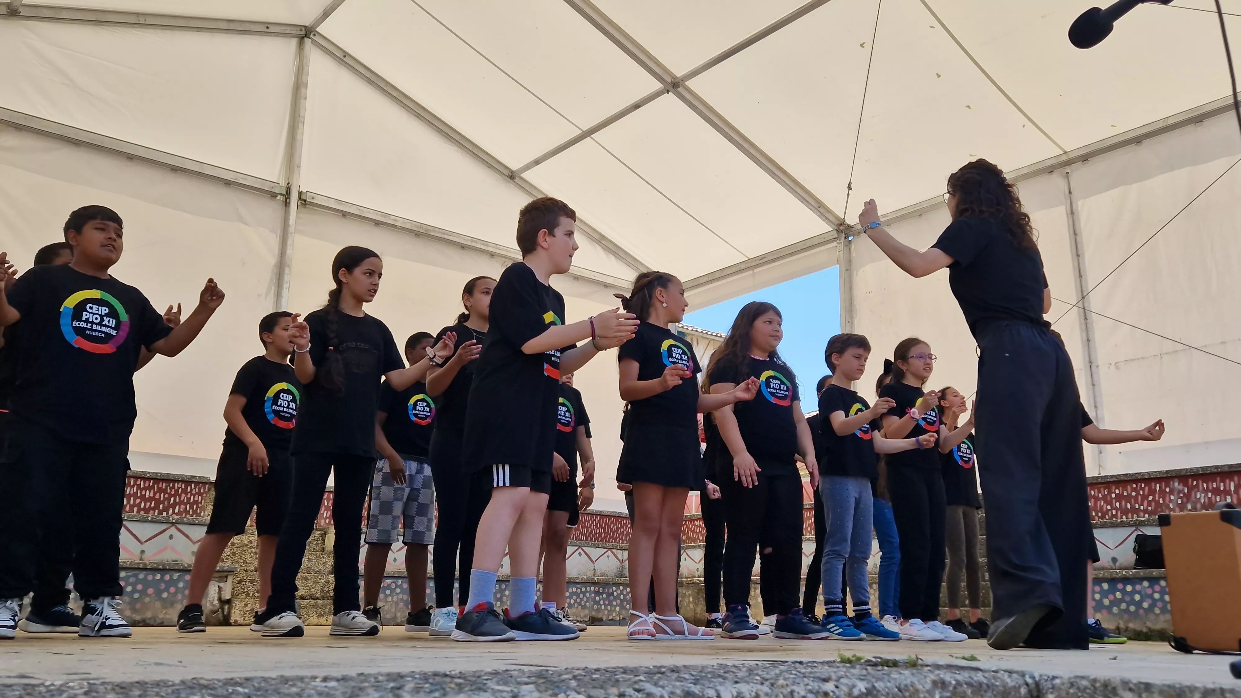 Concierto multicoral en Barriofest 2024. Foto Myriam Martínez