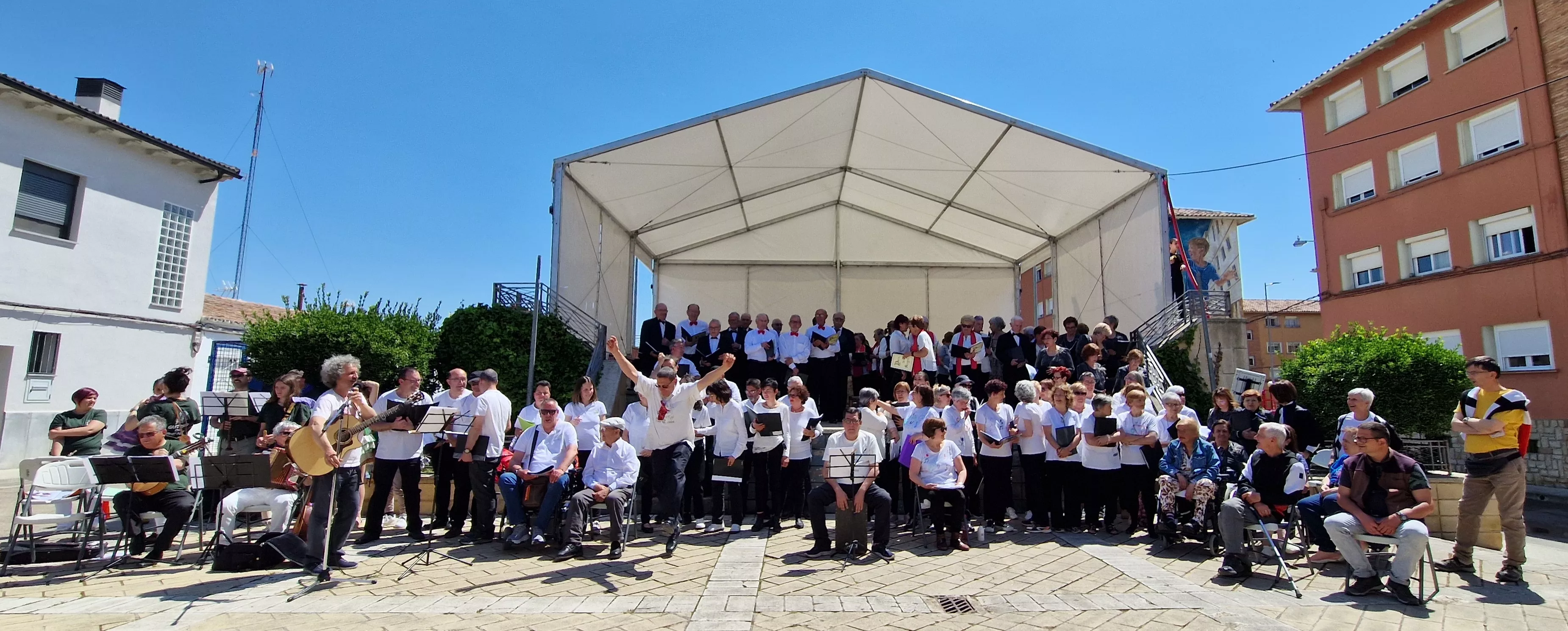 Concierto multicoral en Barriofest 2024. Foto Myriam Martínez