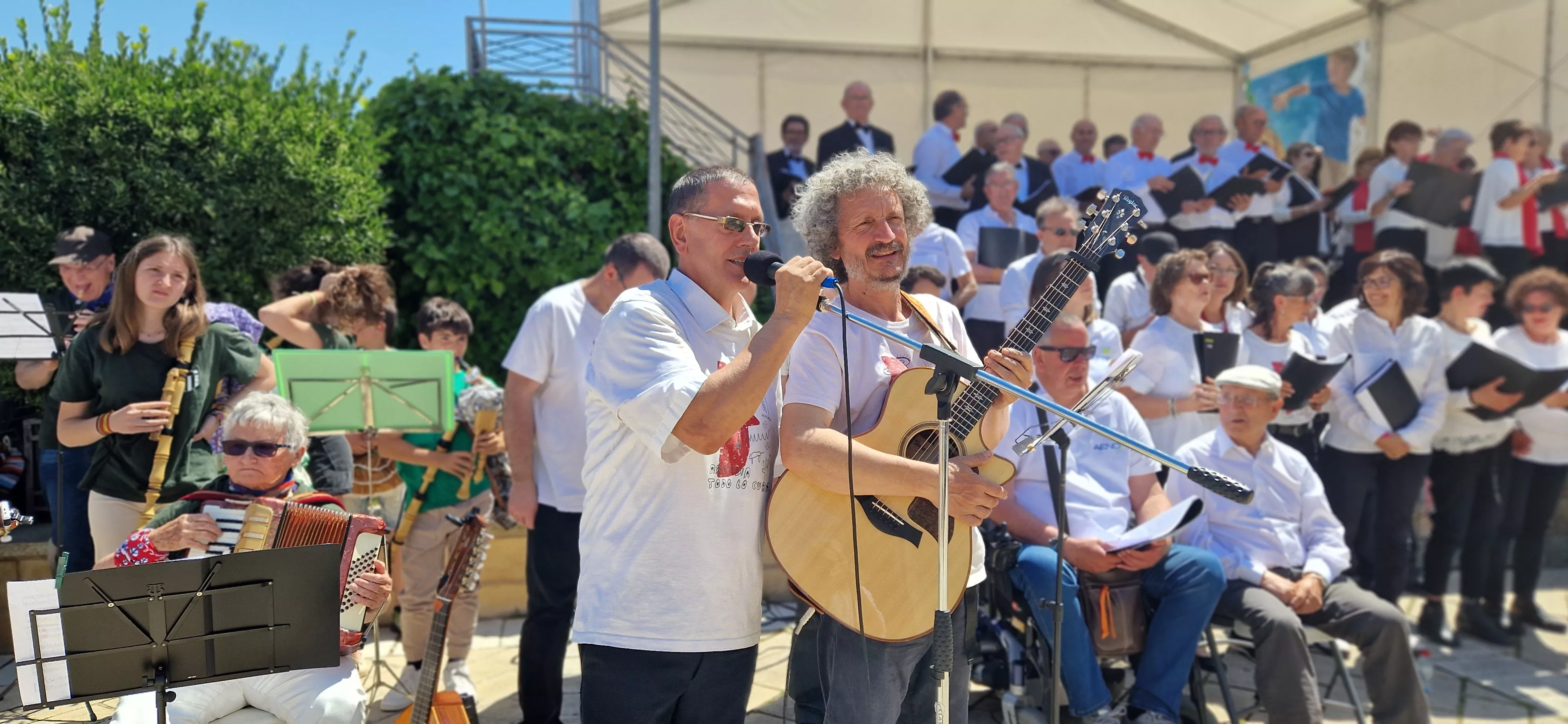 Concierto multicoral en Barriofest 2024. Foto Myriam Martínez