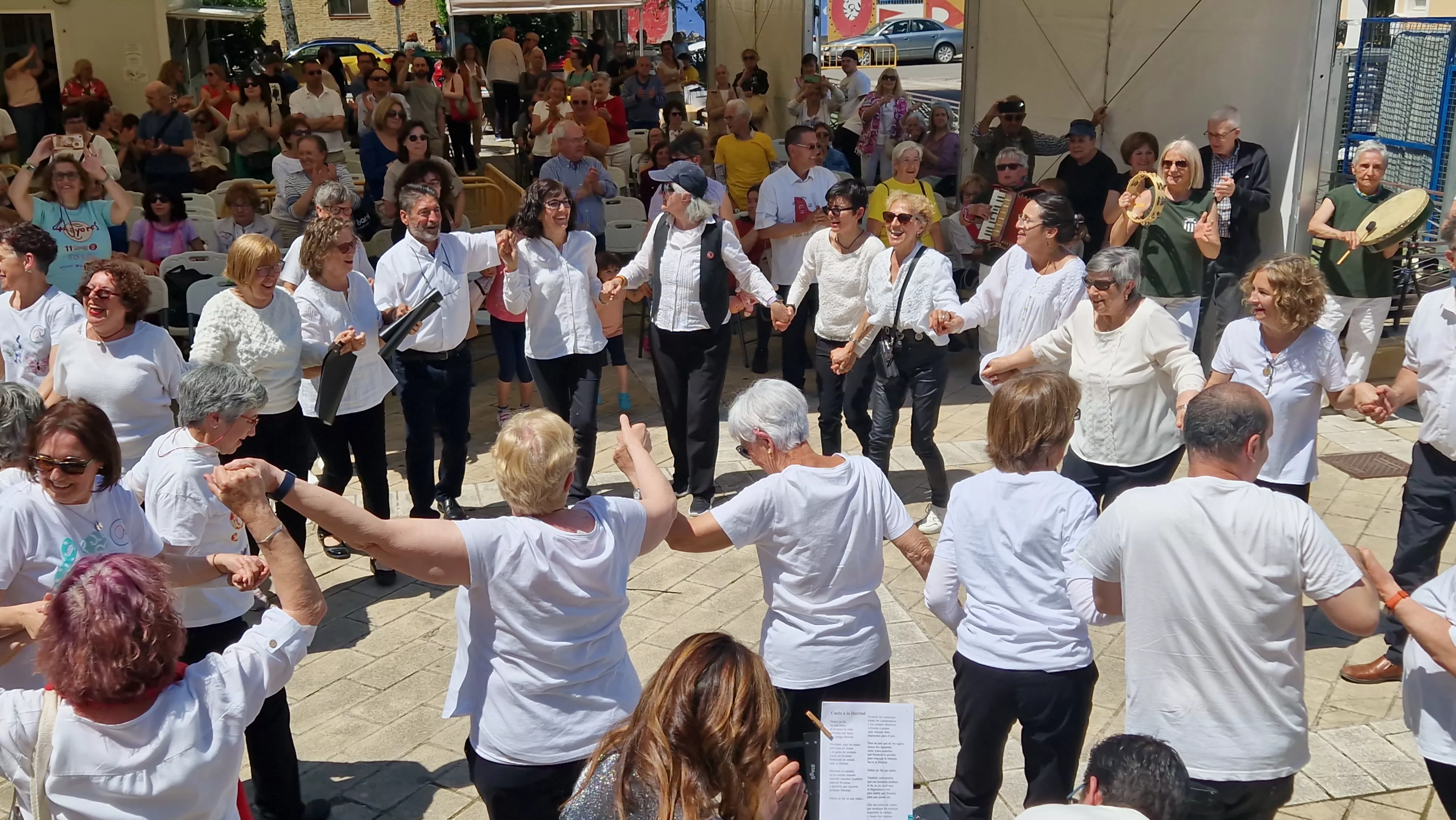 Concierto multicoral en Barriofest 2024. Foto Myriam Martínez