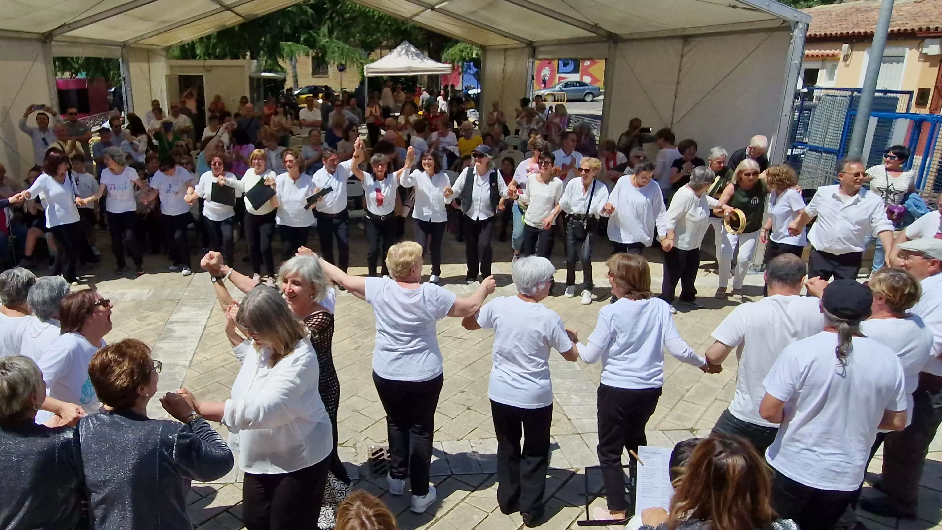 Concierto multicoral en Barriofest 2024. Foto Myriam Martínez