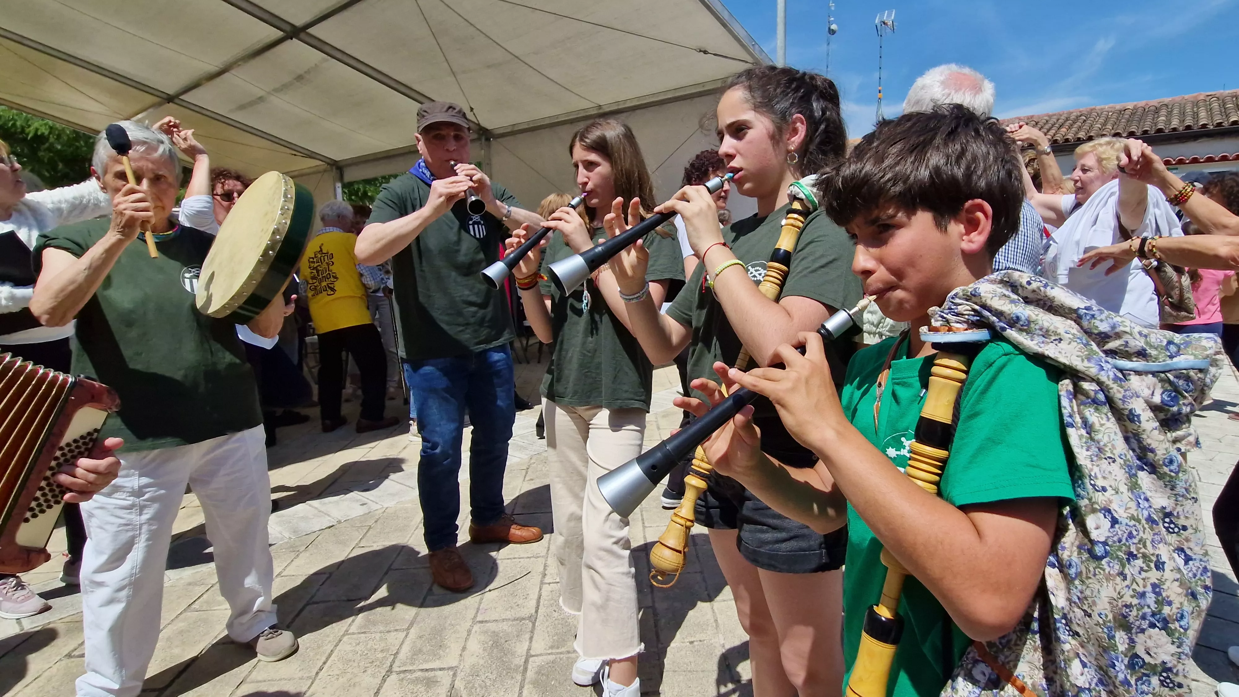 Concierto multicoral en Barriofest 2024. Foto Myriam Martínez