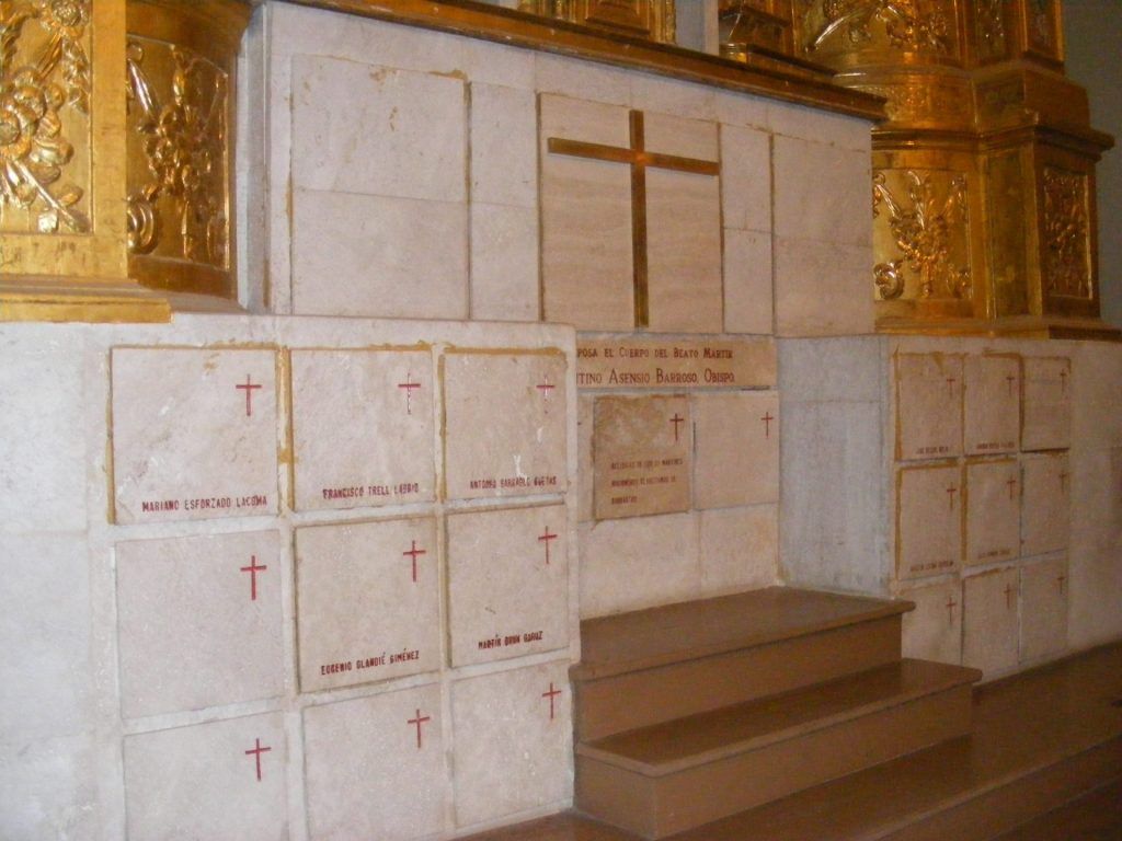 Lápidas de los Mártires de la Guerra Civil