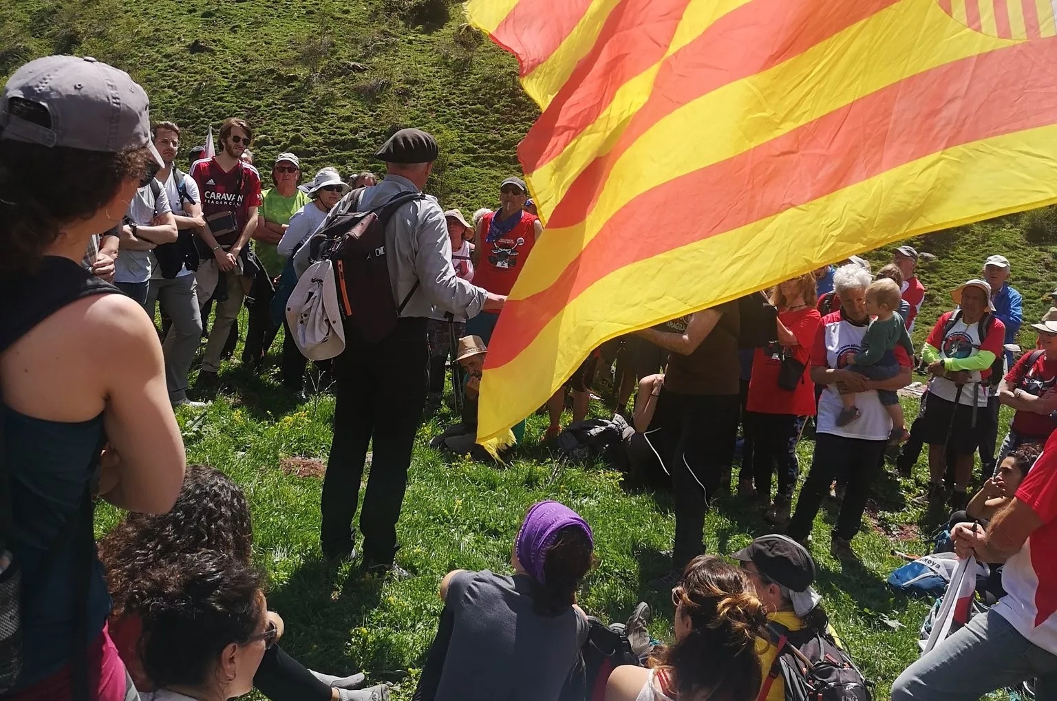 Última etapa de la Marcha a Canal Roya.