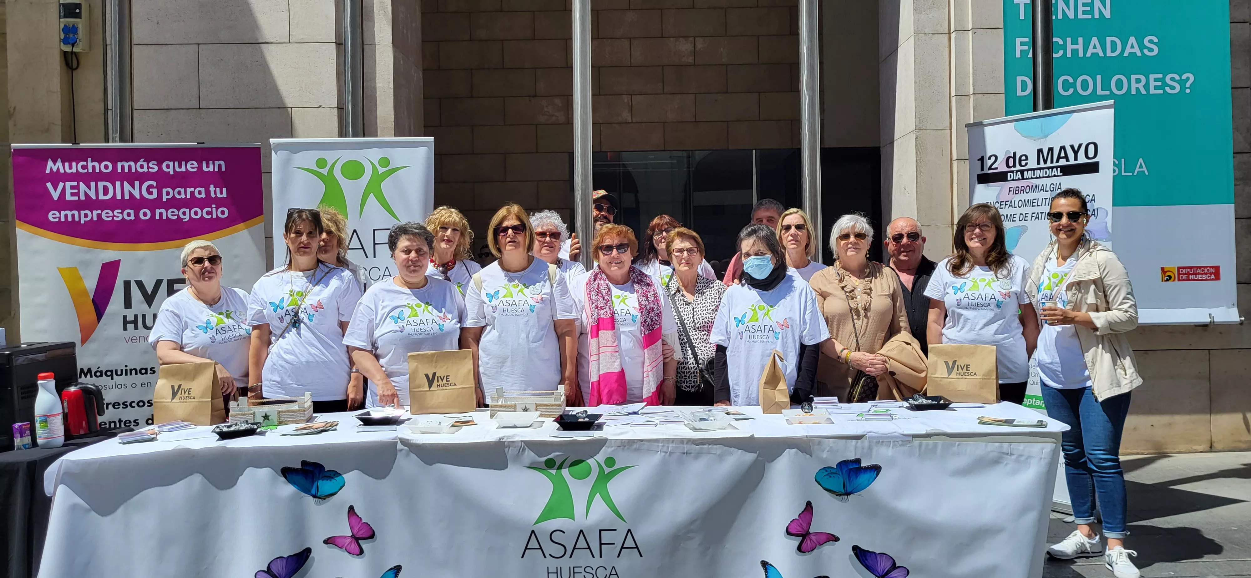 Imagen de archivo de un acto celebrado por Asafa Huesca.