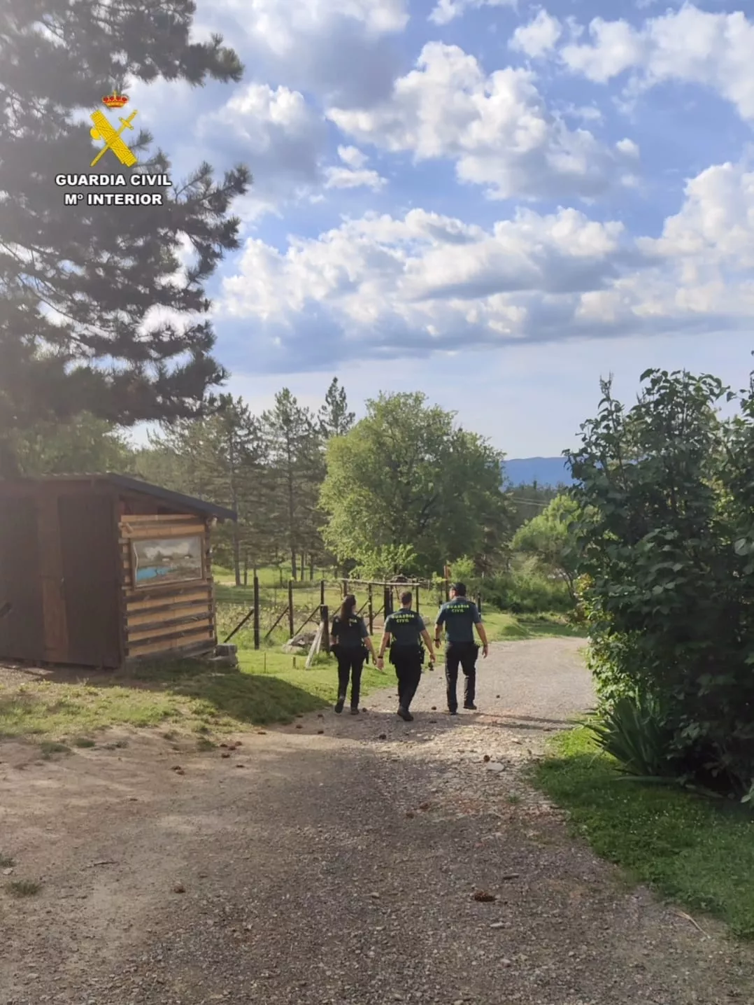 Búsqueda de la Guardia Civil en Abena