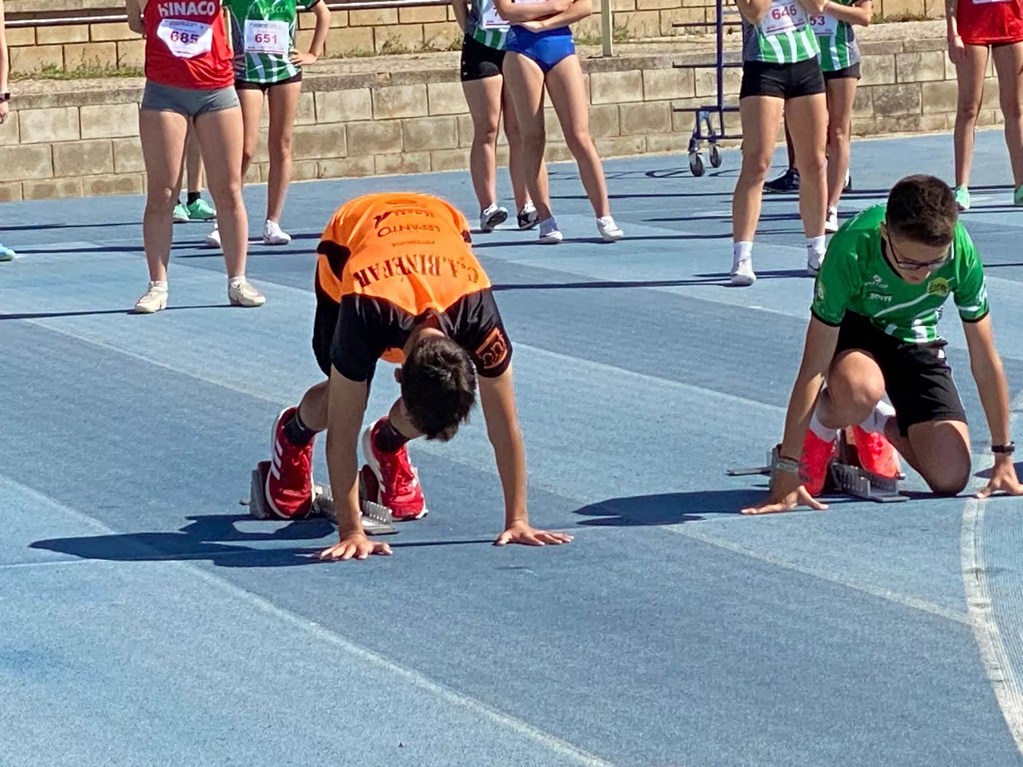 Provincial de atletismo Sub 14 y Sub 16 